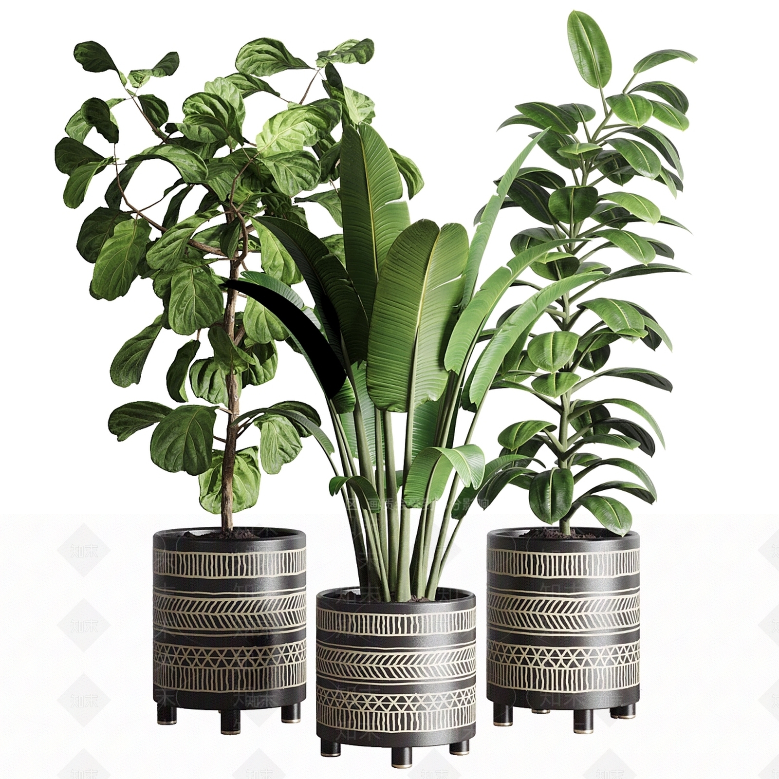盆栽3D模型下载【ID:1199423254】