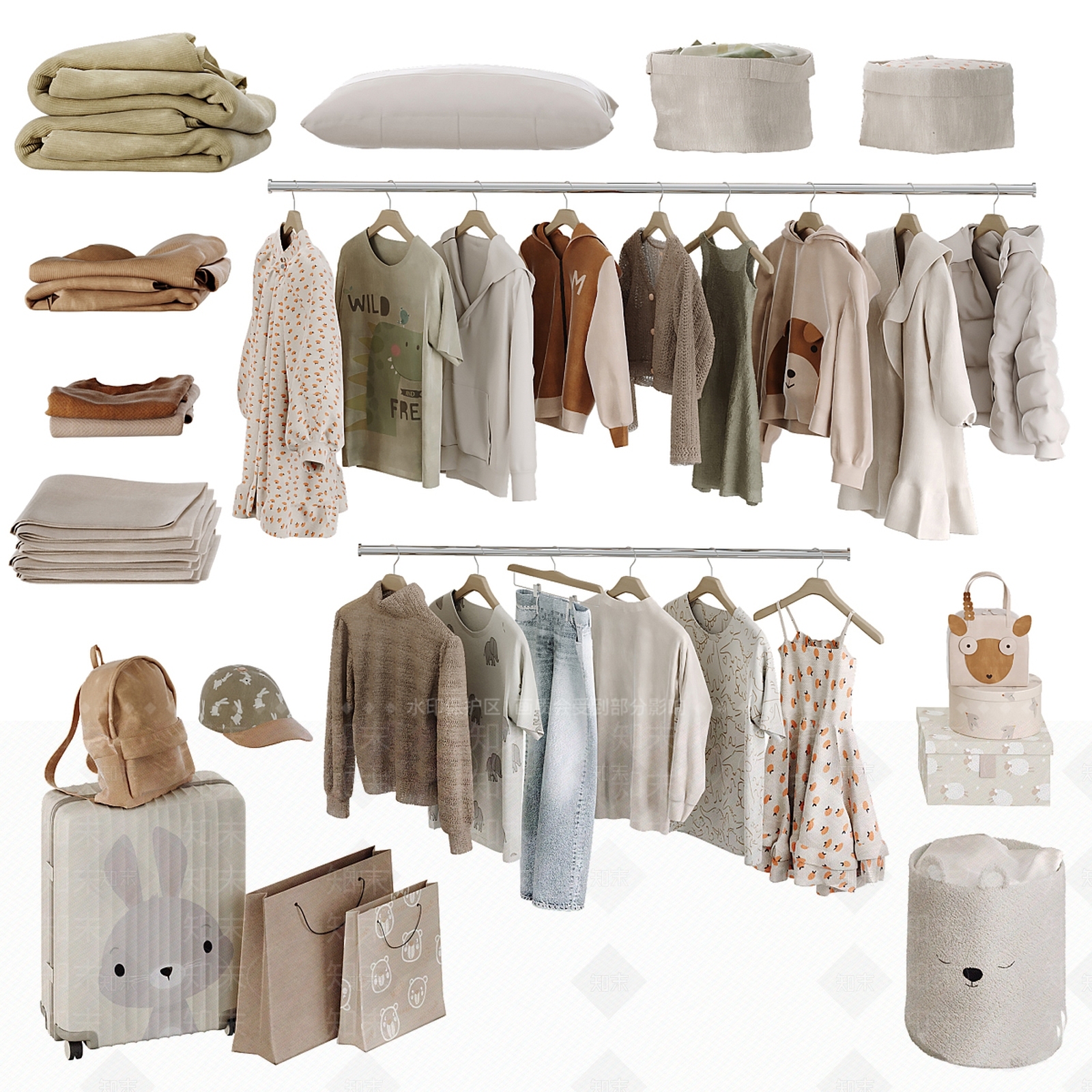 衣服3D模型下载【ID:1199428168】