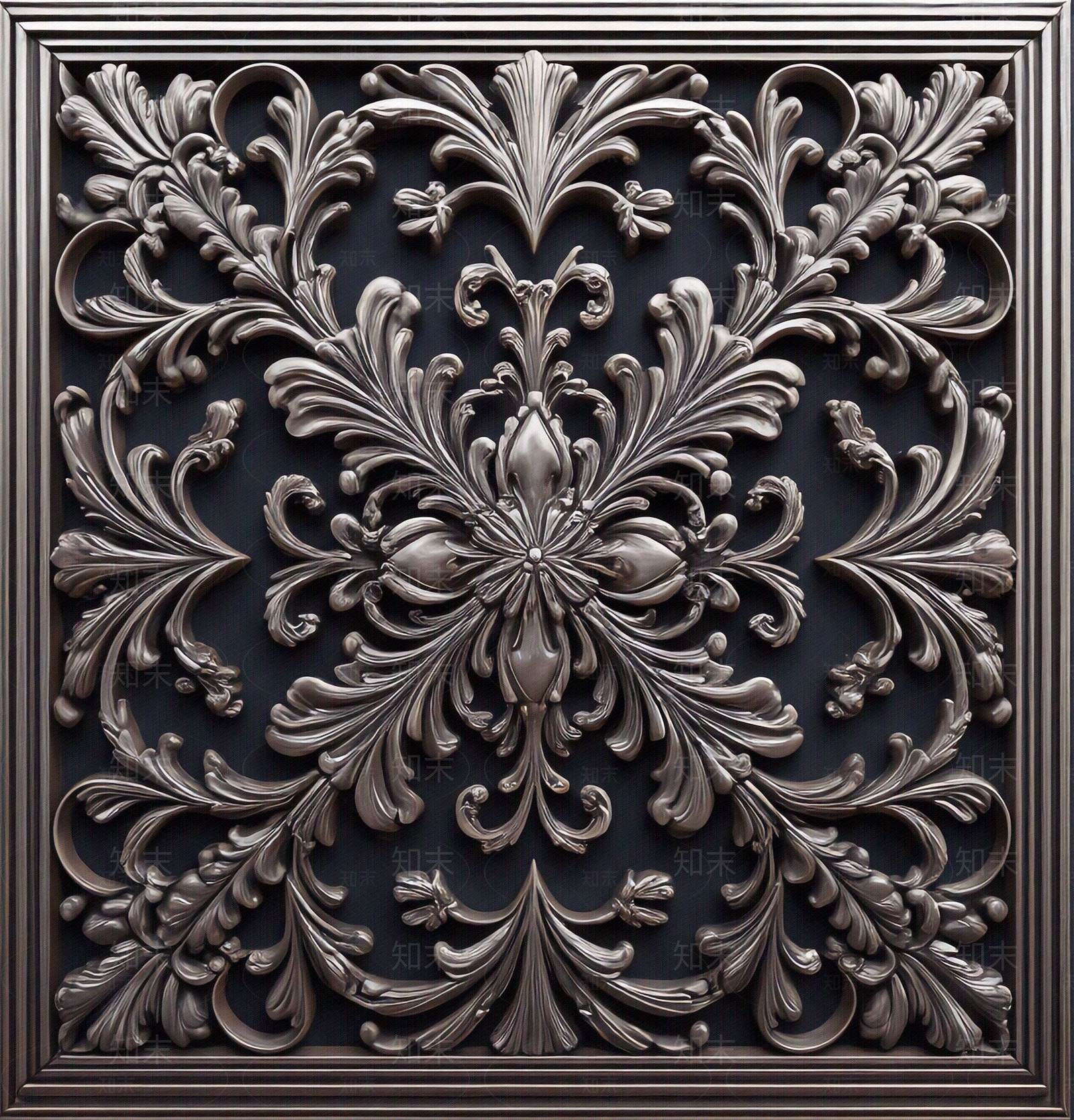 现代欧式铁艺贴图下载【ID:1199437771】