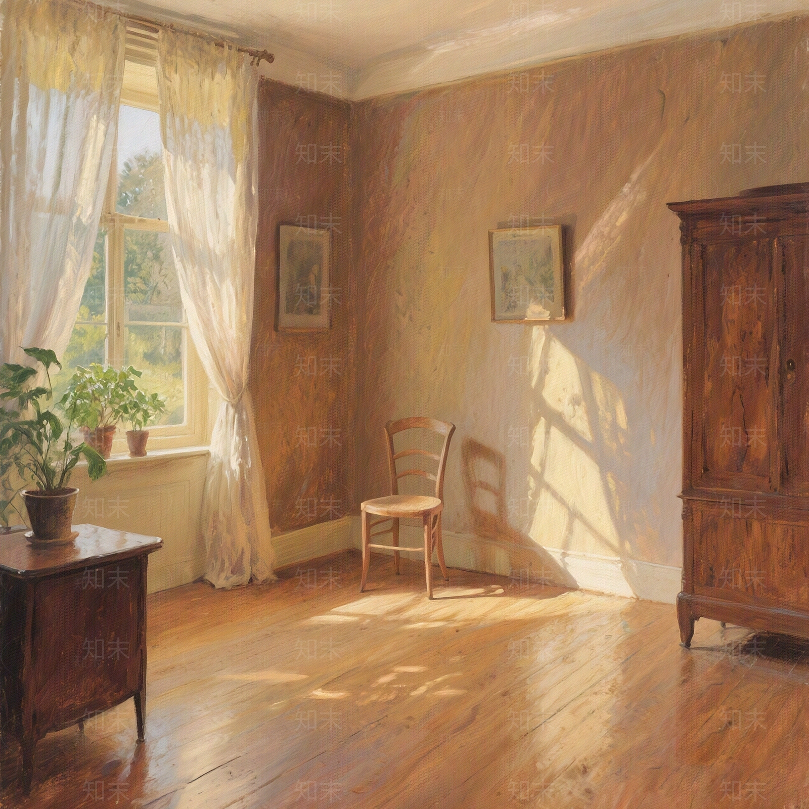 现代美式油画贴图下载【ID:1199445842】