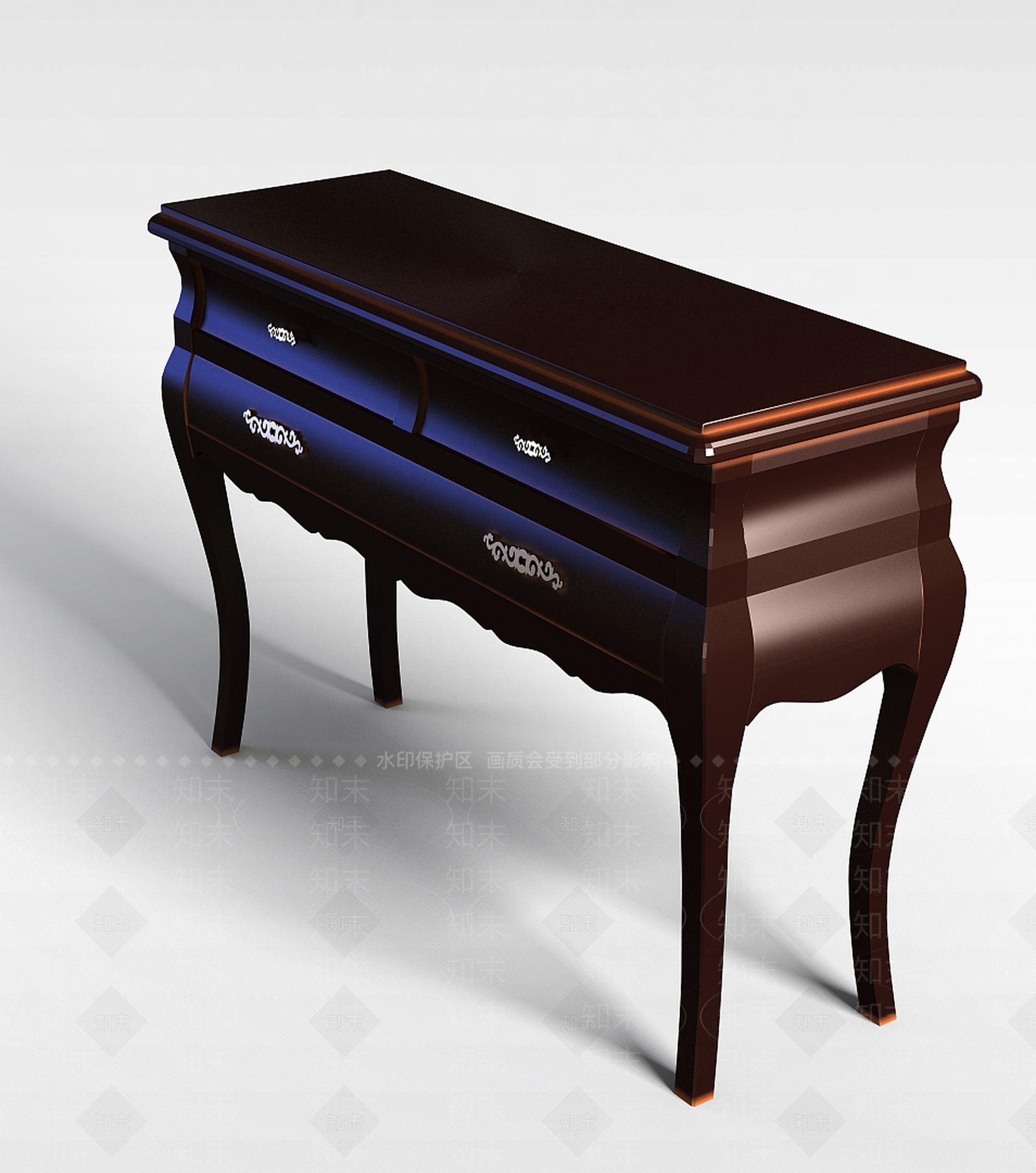 中式边几3D模型下载【ID:1199447979】