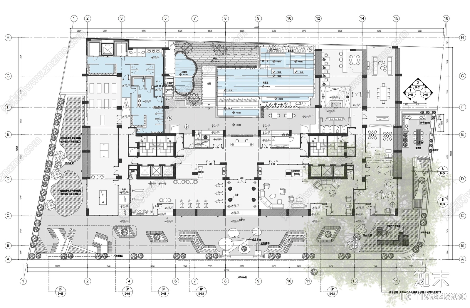 工装平面图施工图下载【ID:1199448930】