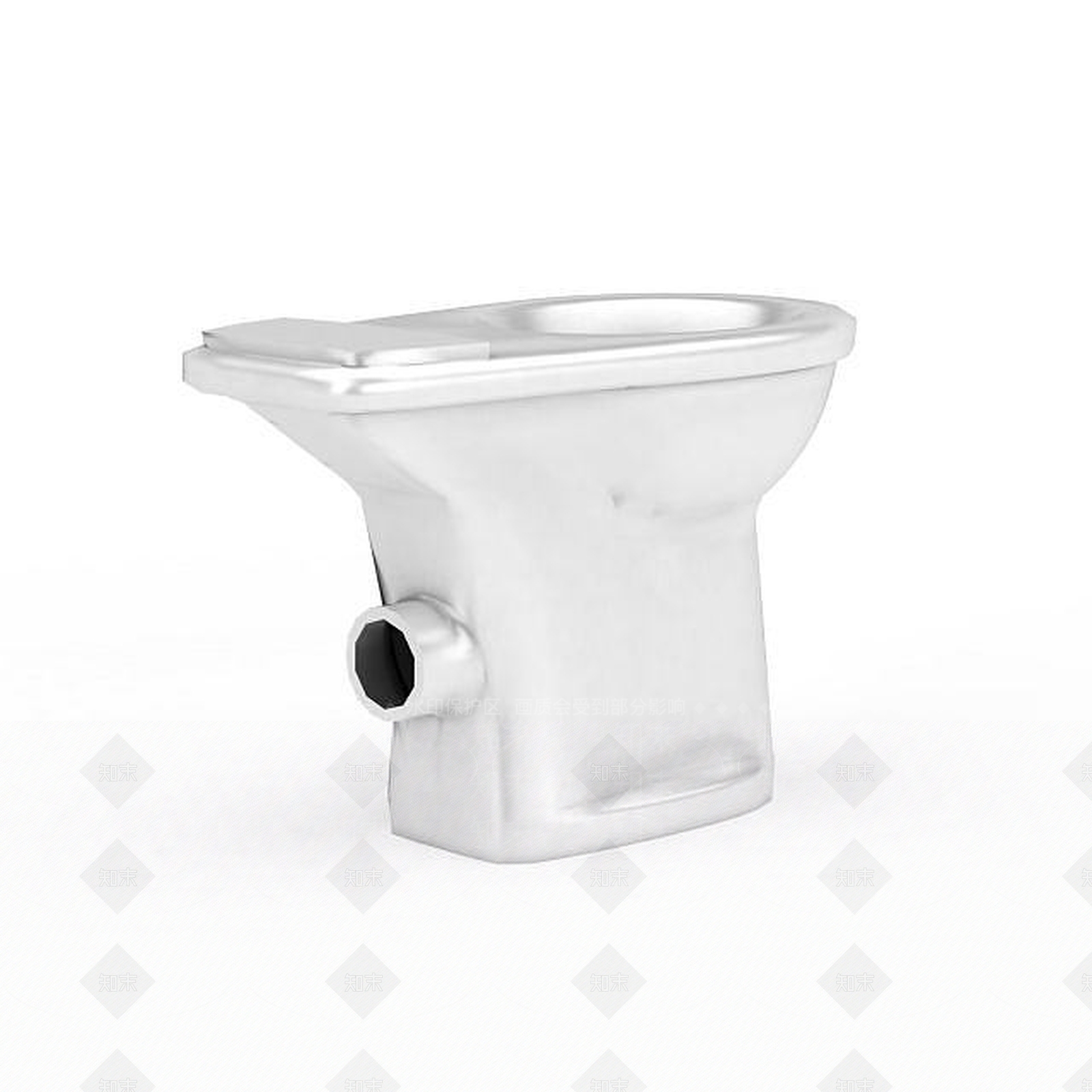 现代马桶3D模型下载【ID:1199450173】