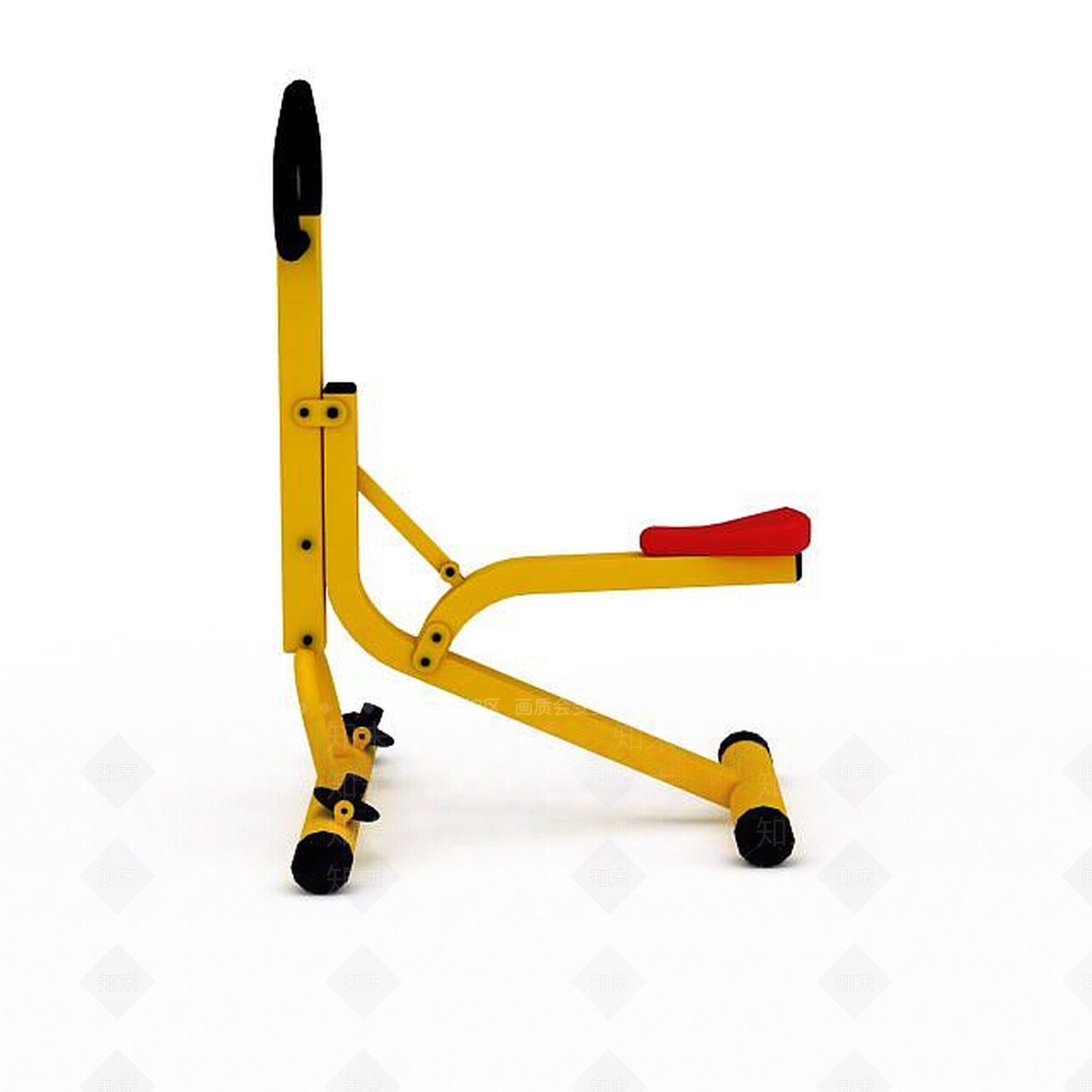 现代小区健身器材3D模型下载【ID:1199450968】