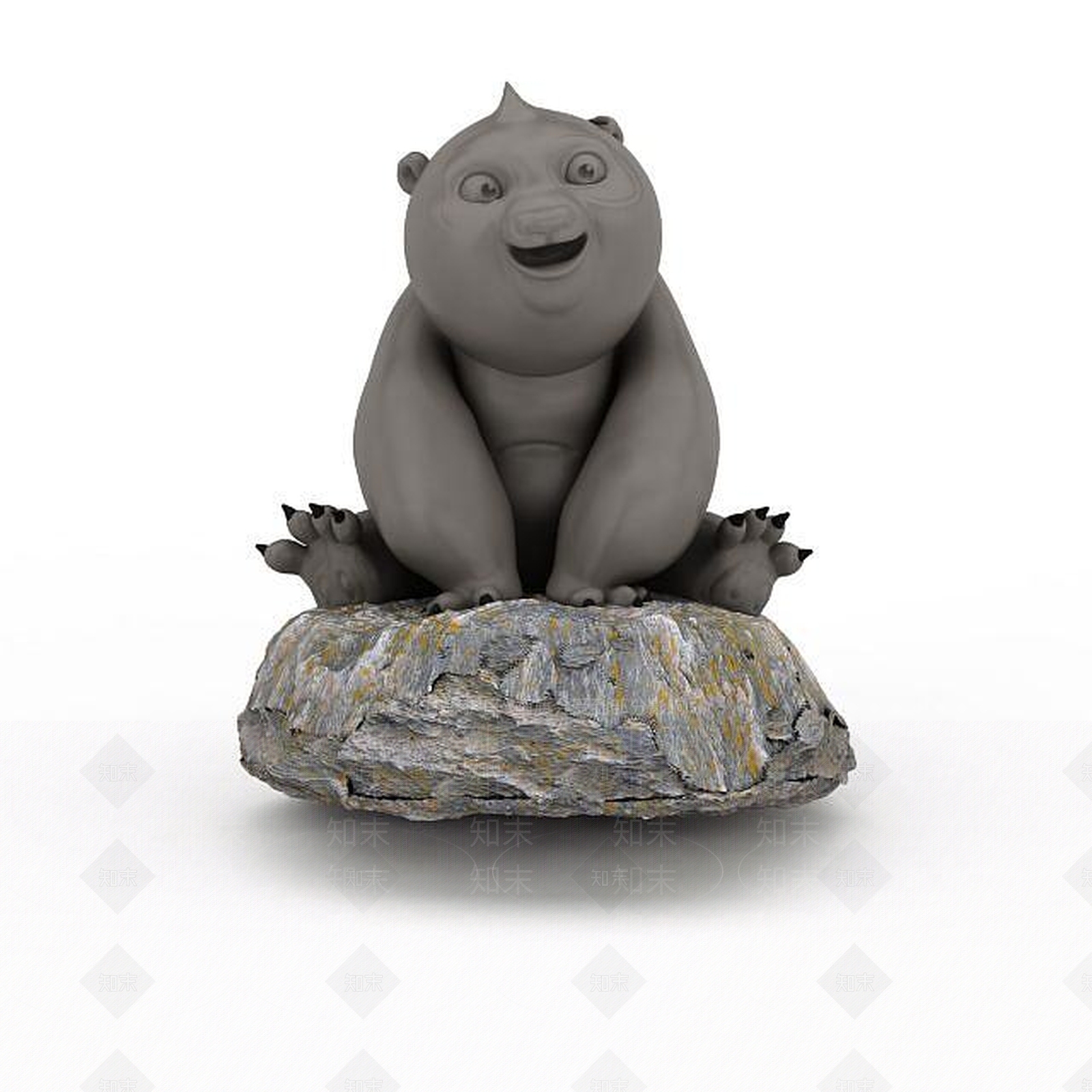 现代动物园装饰动物雕塑3D模型下载【ID:1199452052】