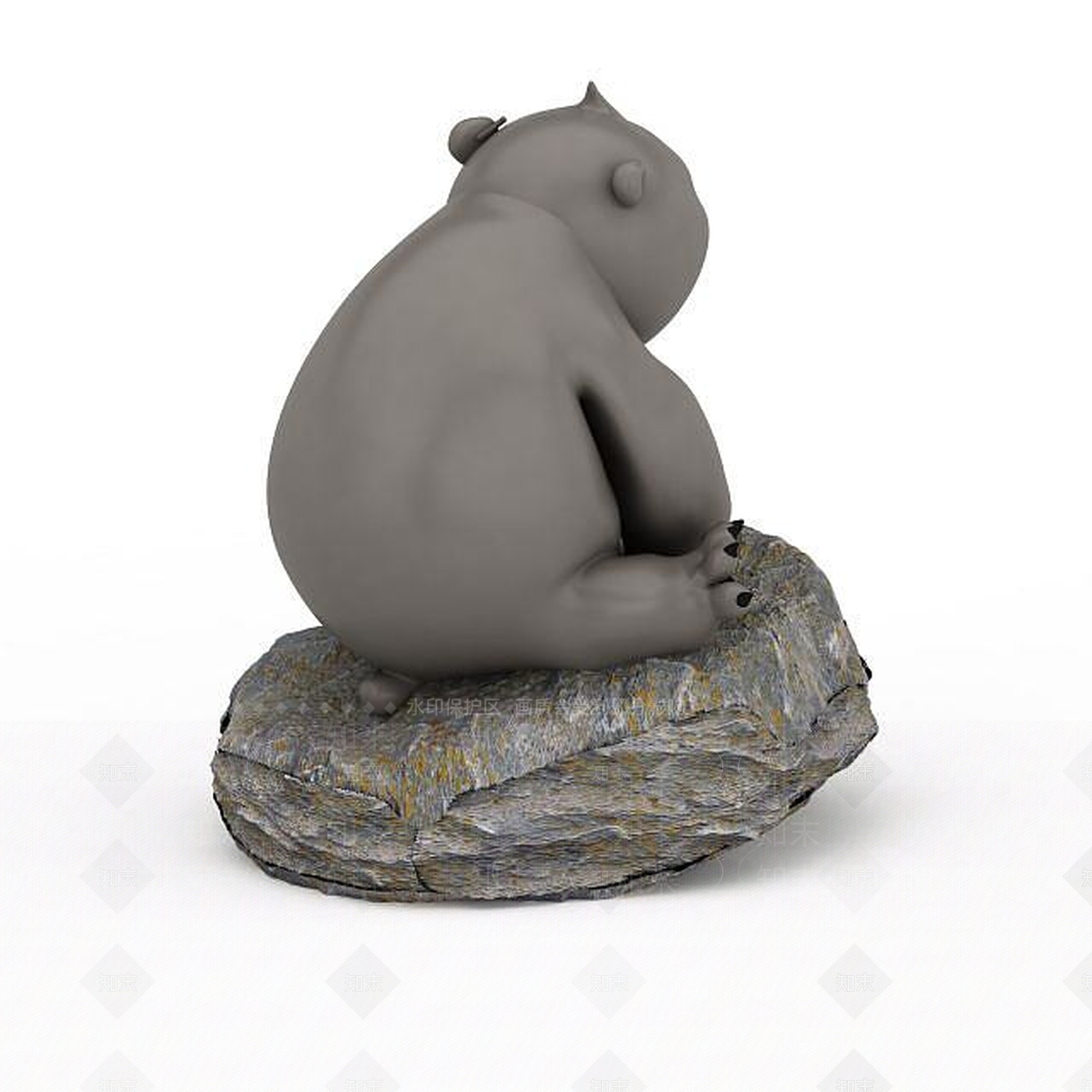 现代动物园装饰动物雕塑3D模型下载【ID:1199452052】