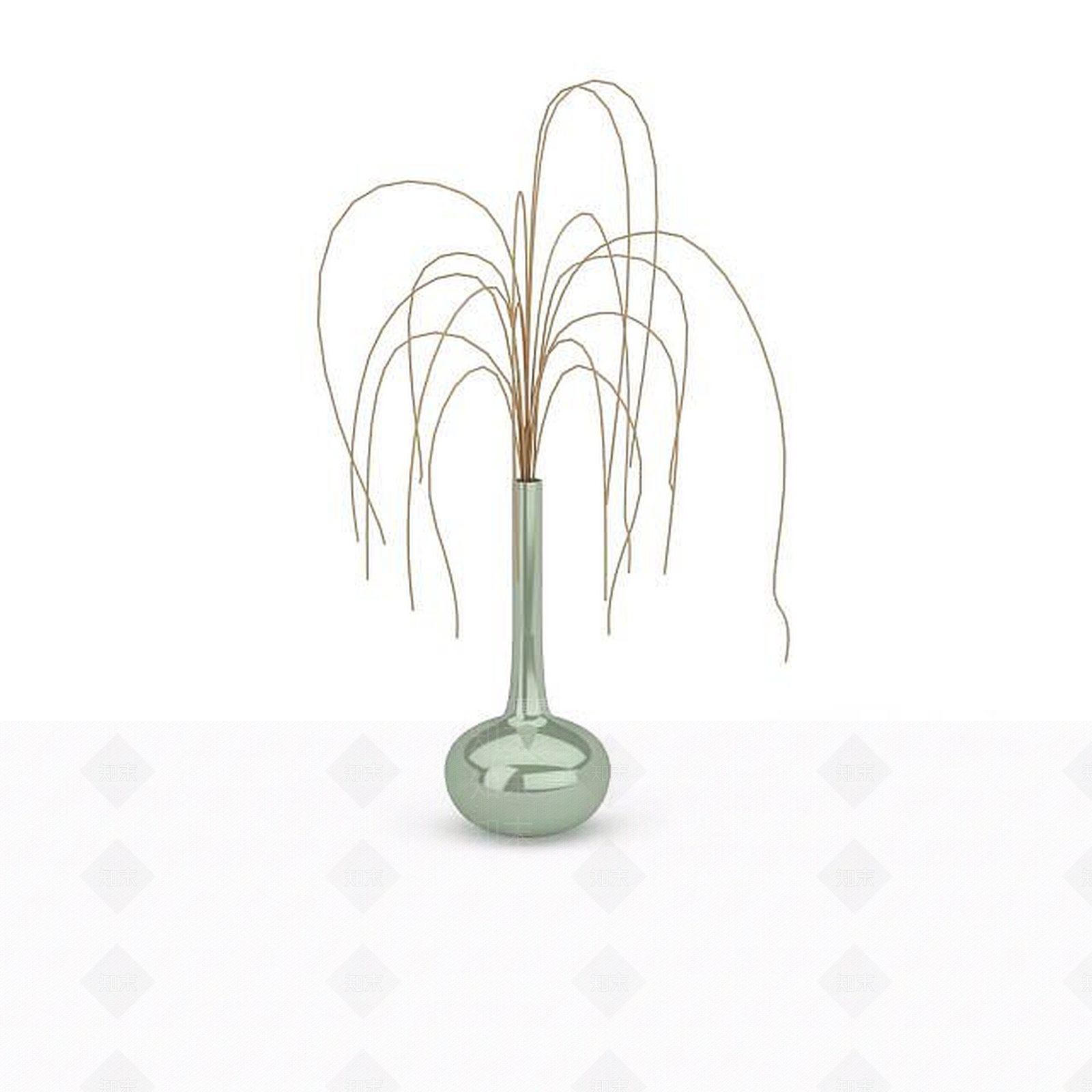 现代干枝插花3D模型下载【ID:1199454345】