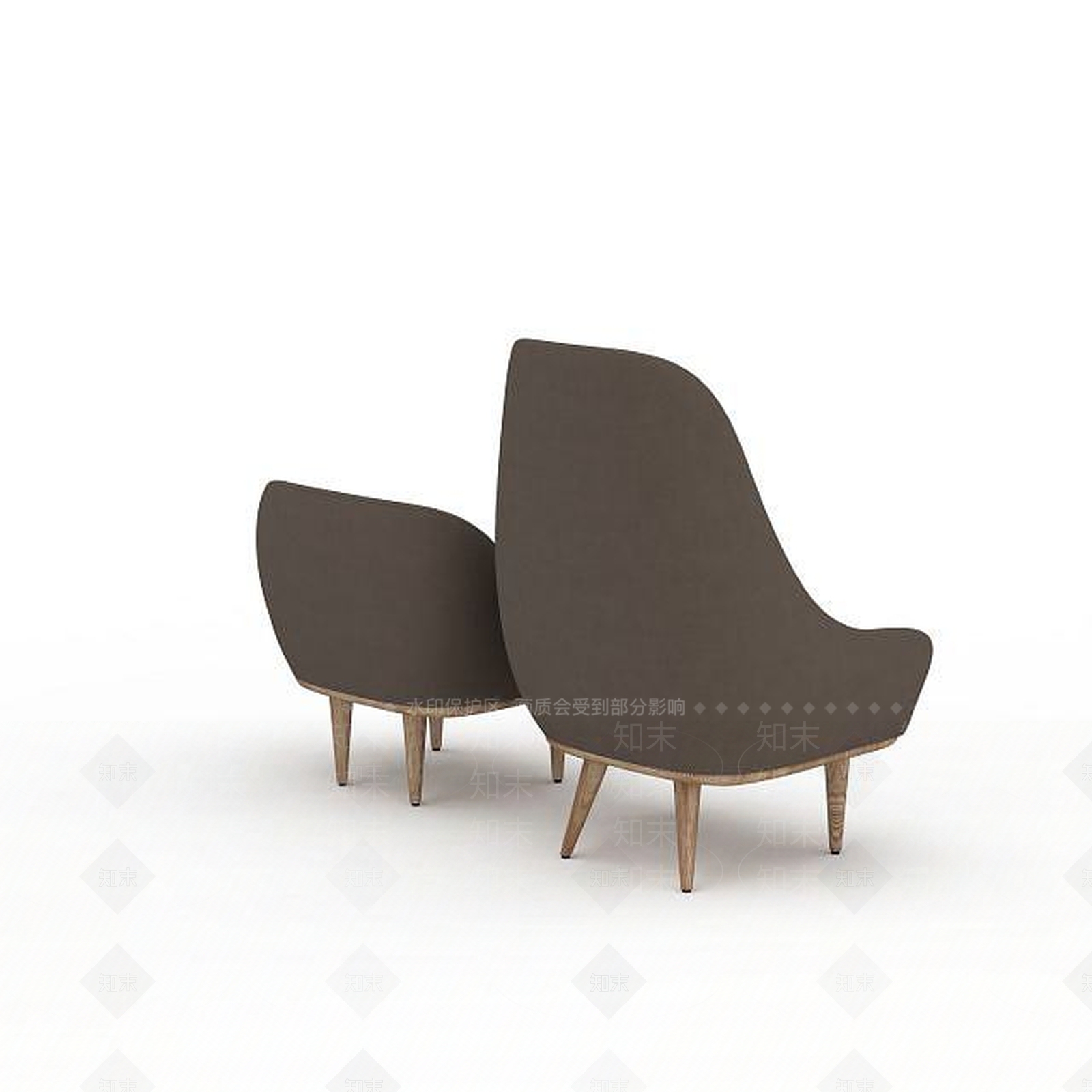现代沙发椅3D模型下载【ID:1199454847】