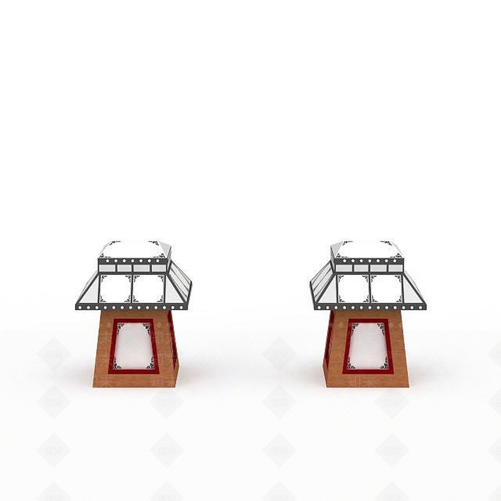 现代藏式建筑大门3D模型下载【ID:1199456670】