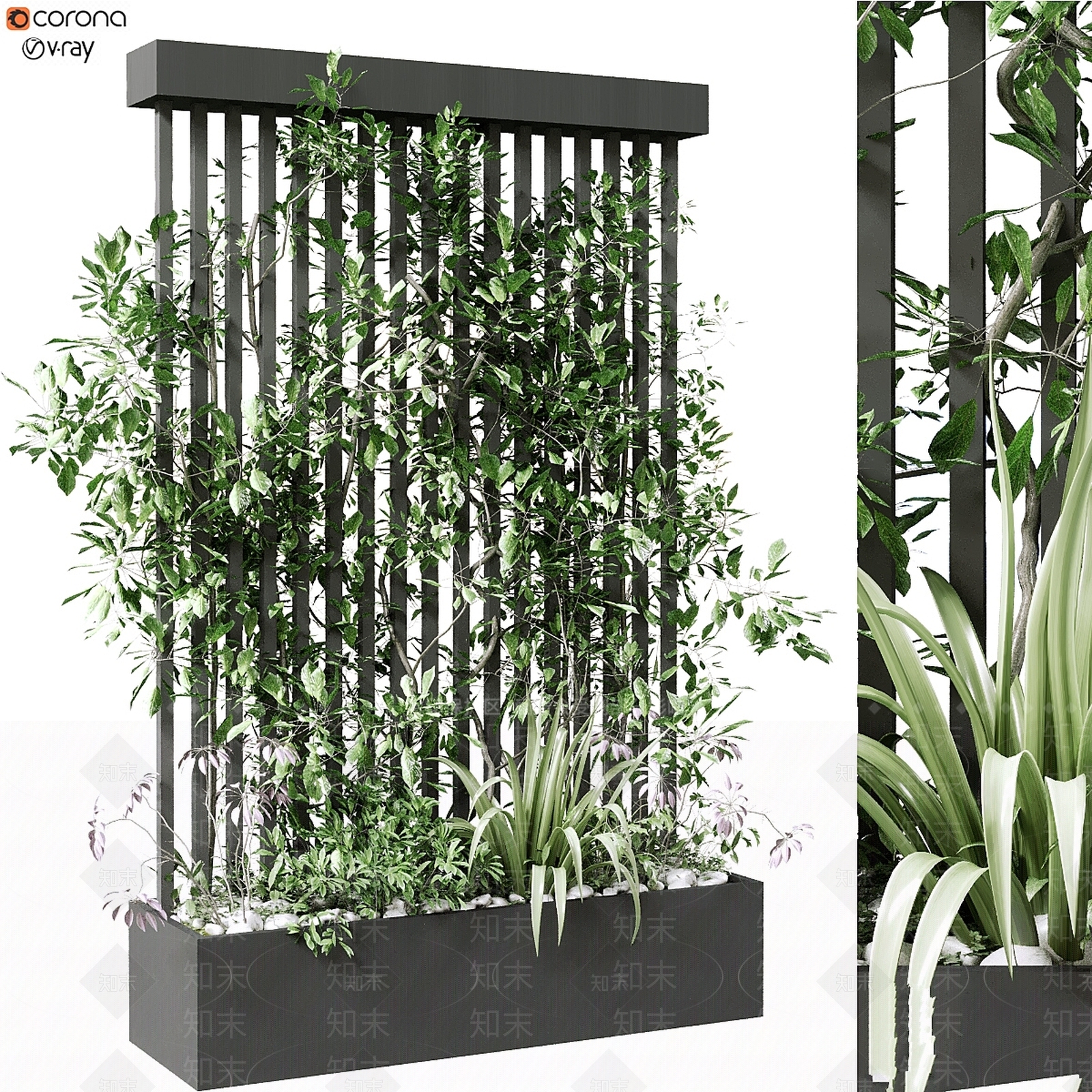盆栽3D模型下载【ID:1199458003】