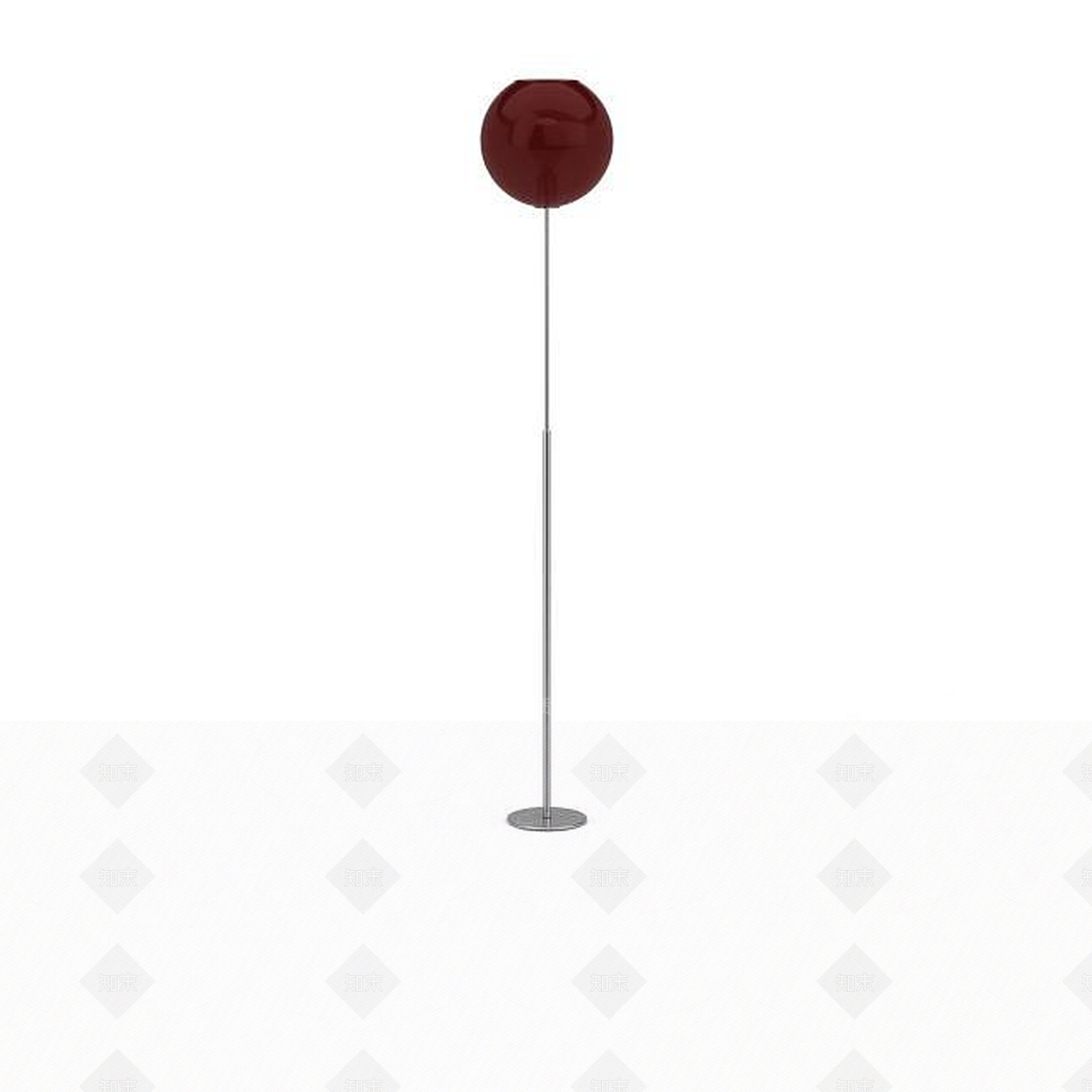 现代球形落地灯3D模型下载【ID:1199460867】