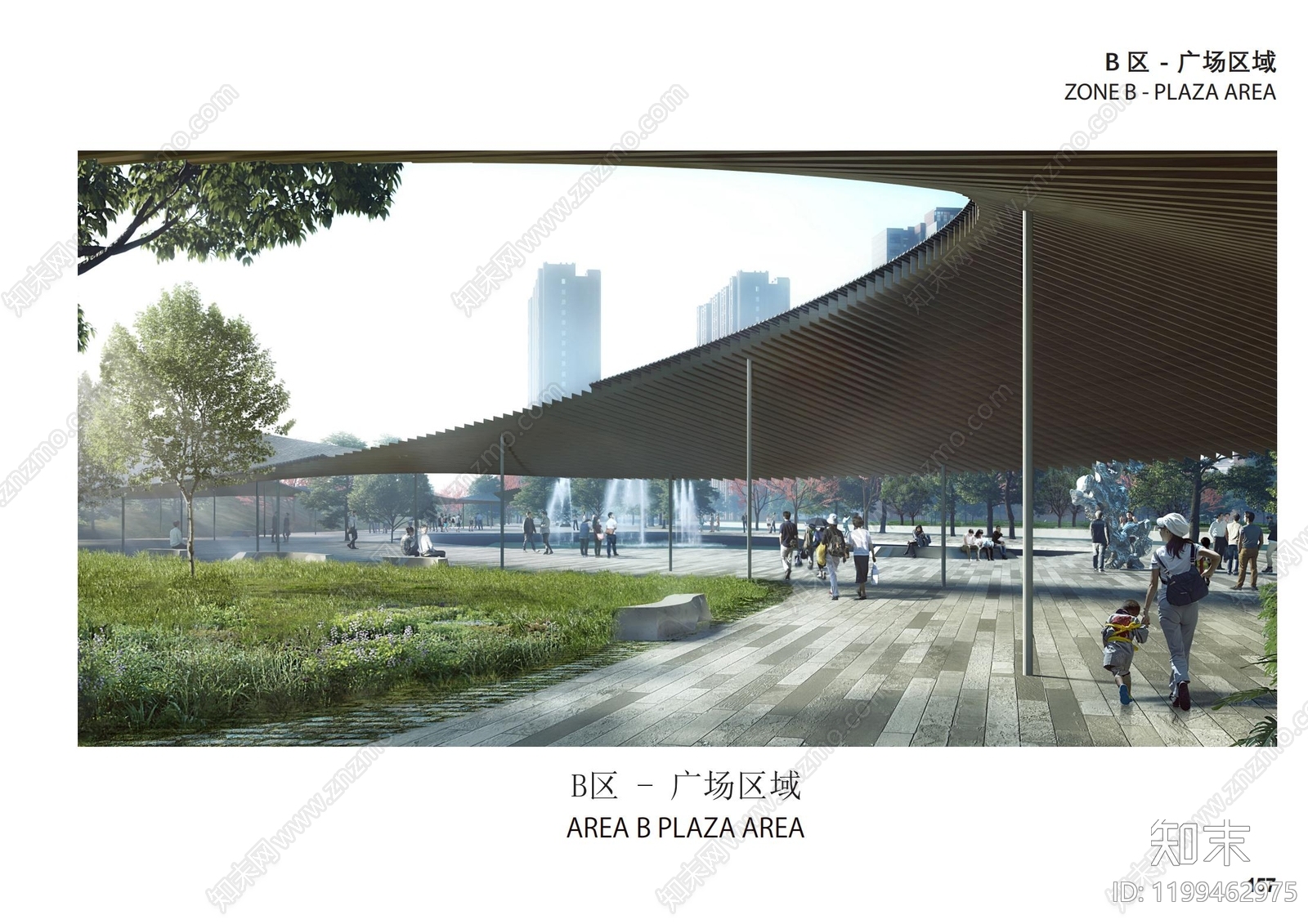 现代新中式湿地公园景观下载【ID:1199462975】