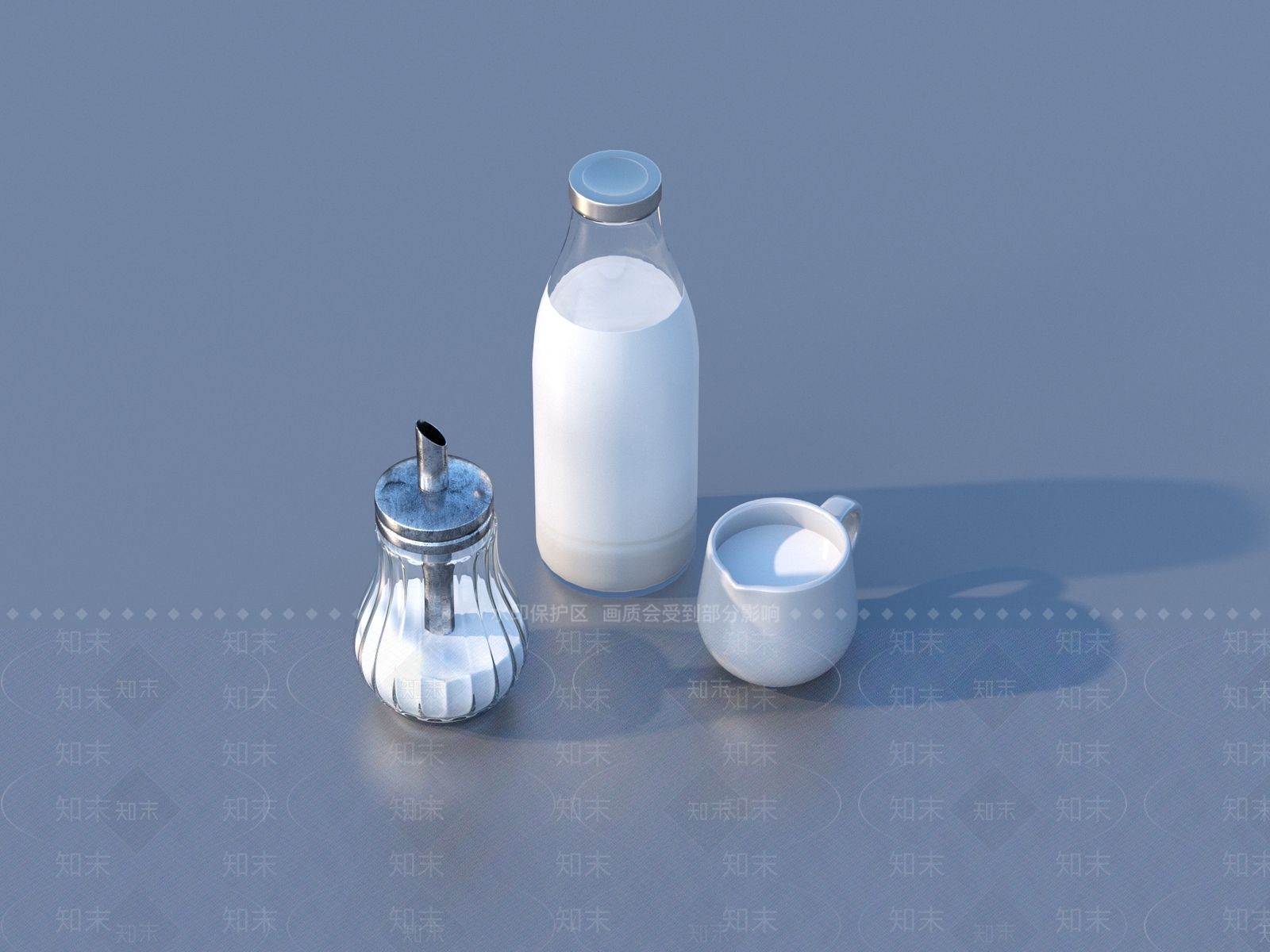 酒水食物3D模型下载【ID:1199464015】