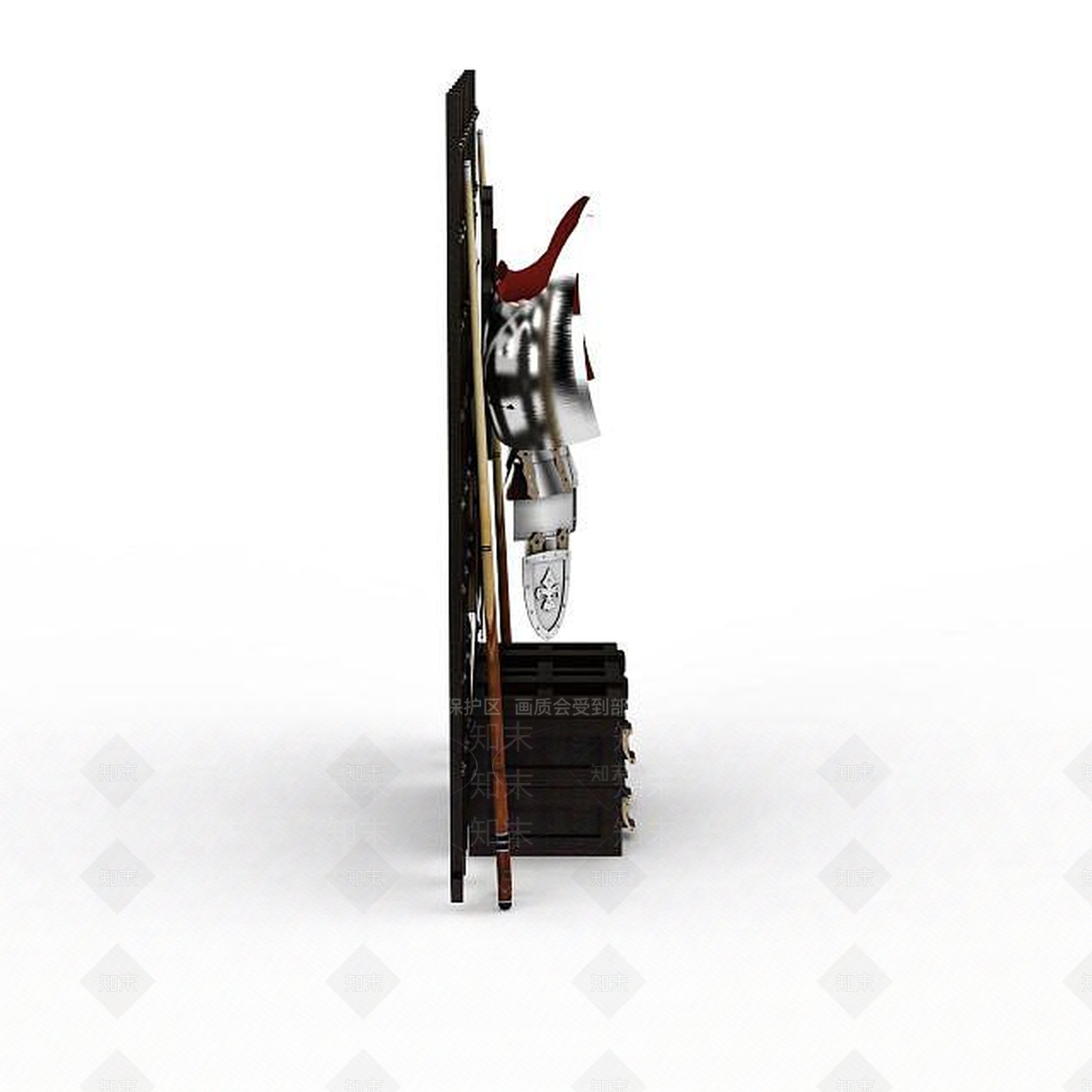 现代玄关装饰3D模型下载【ID:1199464735】