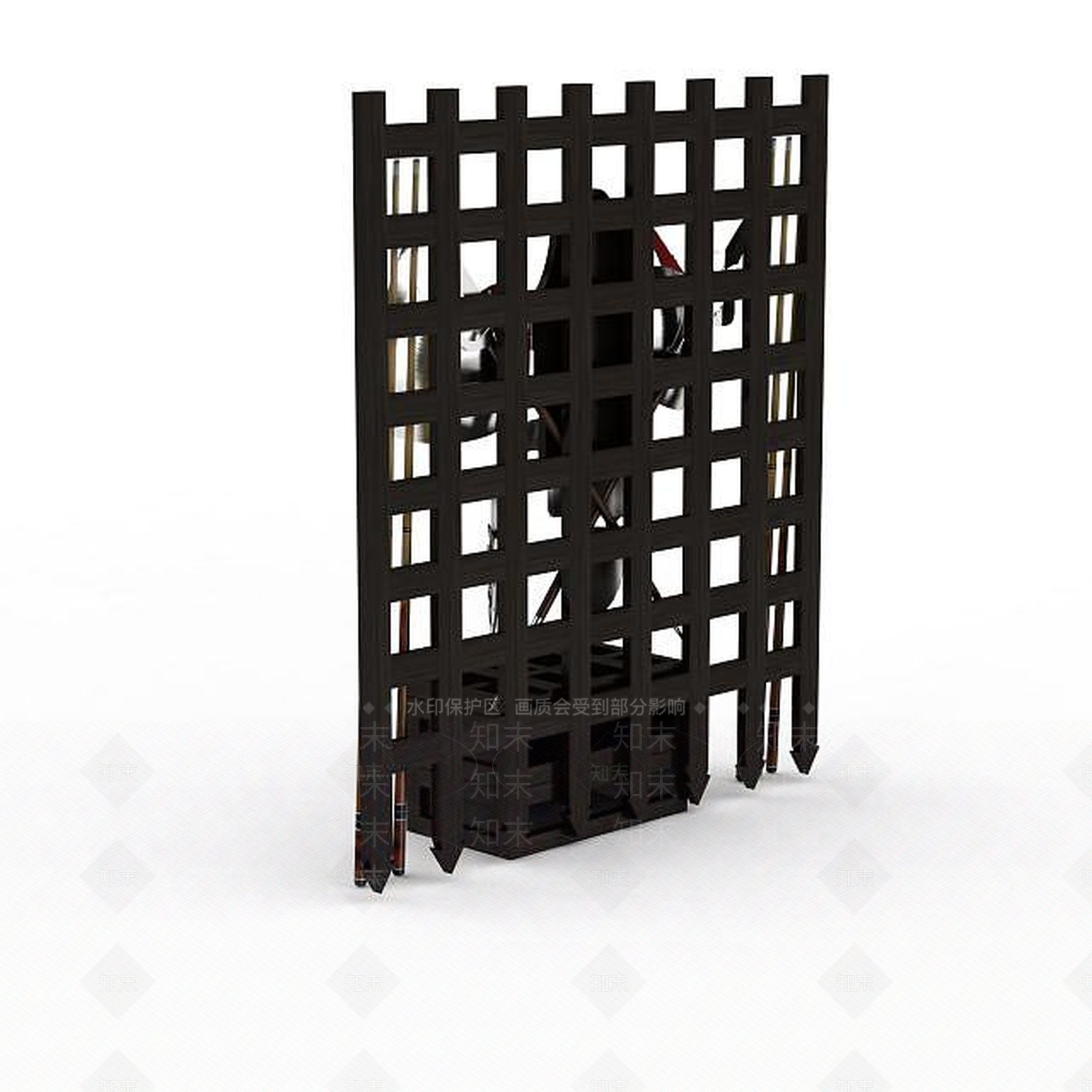 现代玄关装饰3D模型下载【ID:1199464735】