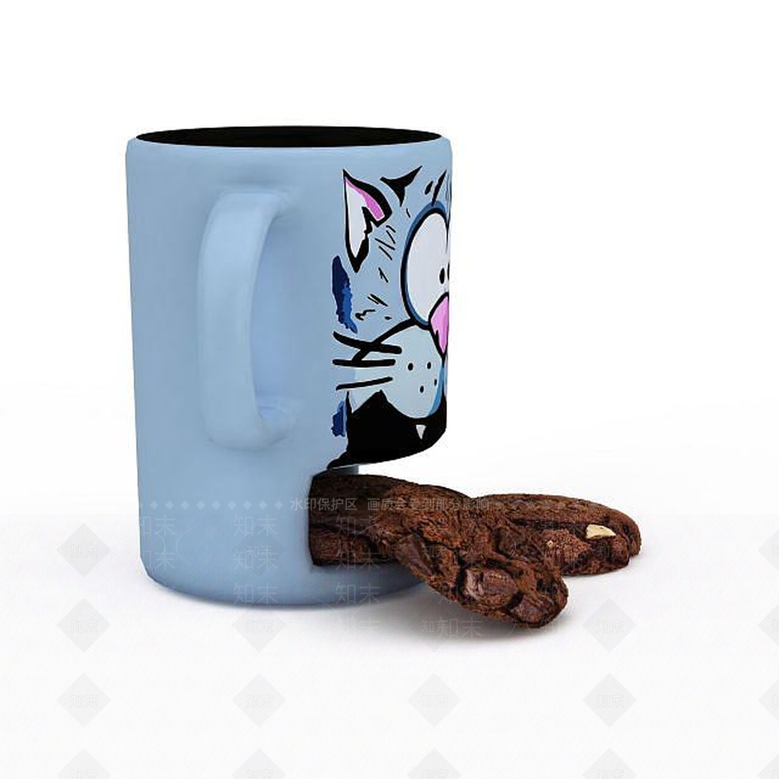 现代创意水杯3D模型下载【ID:1199465567】