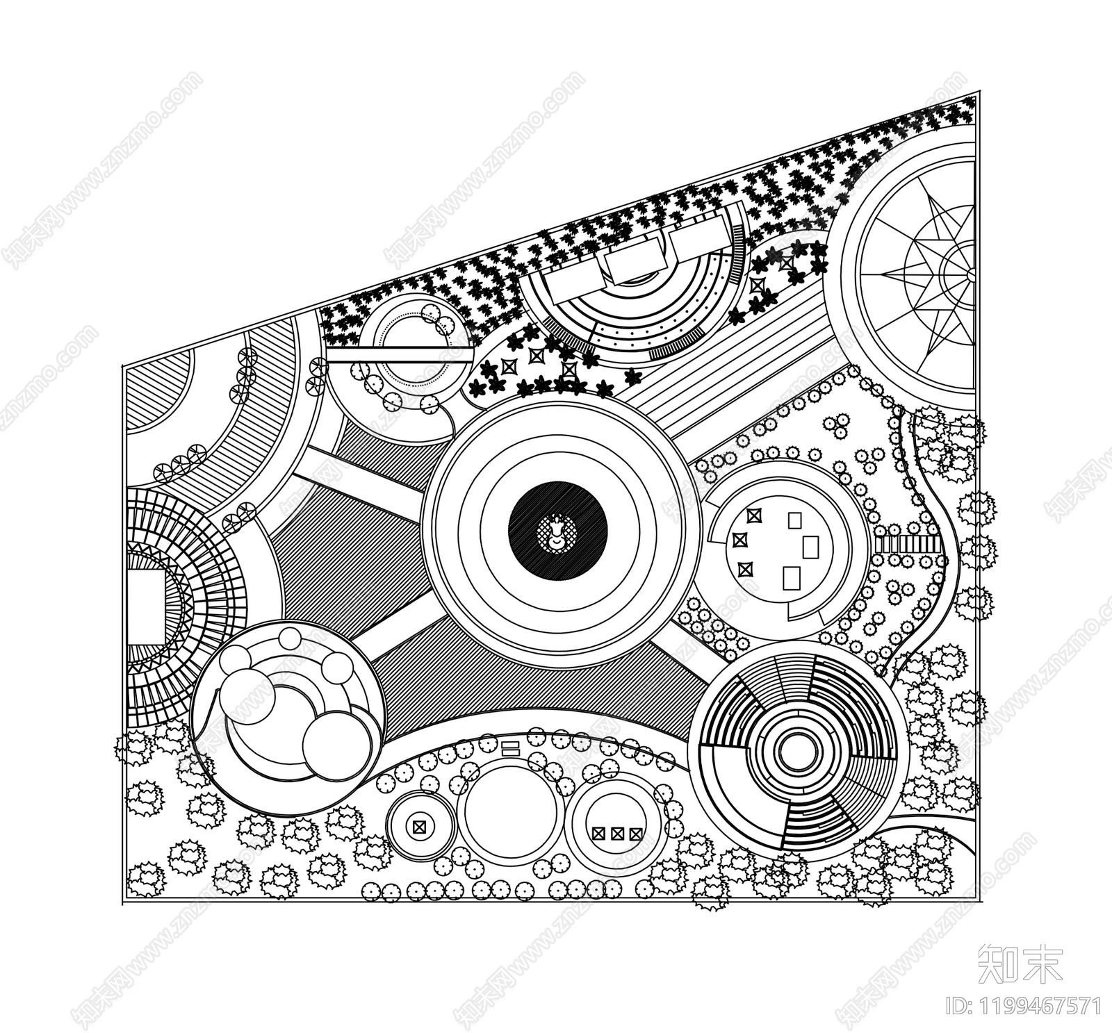 其他公园景观施工图下载【ID:1199467571】