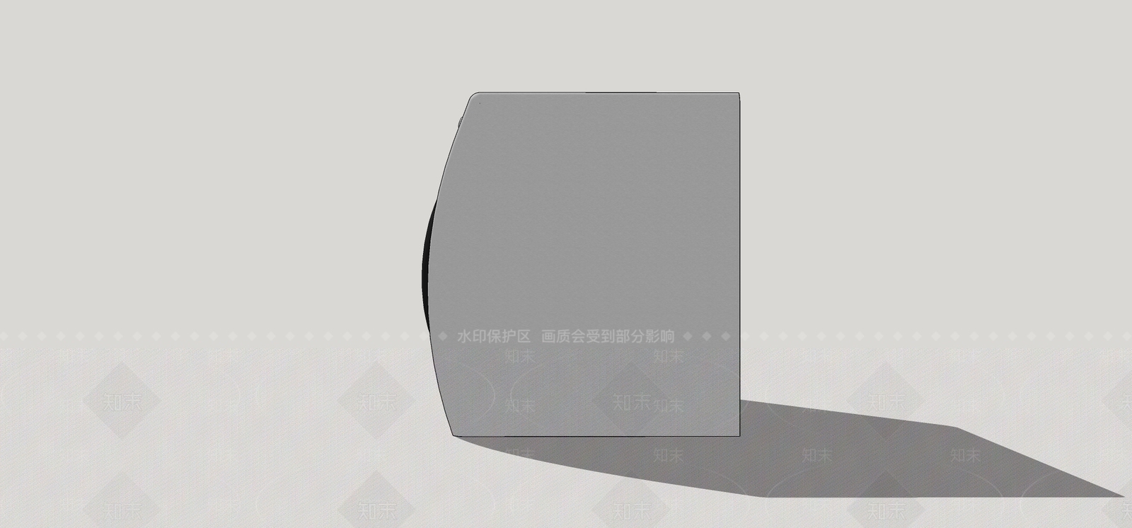 洗衣机SU模型下载【ID:1199467376】
