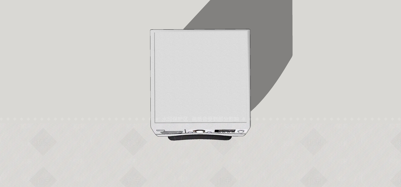 洗衣机SU模型下载【ID:1199467376】