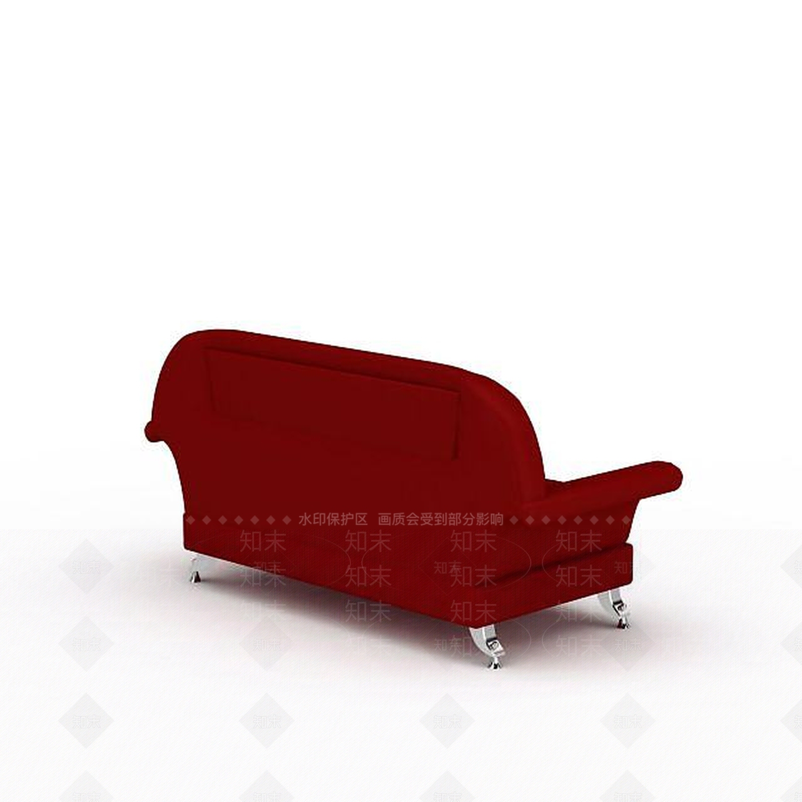 现代红色沙发3D模型下载【ID:1199468102】