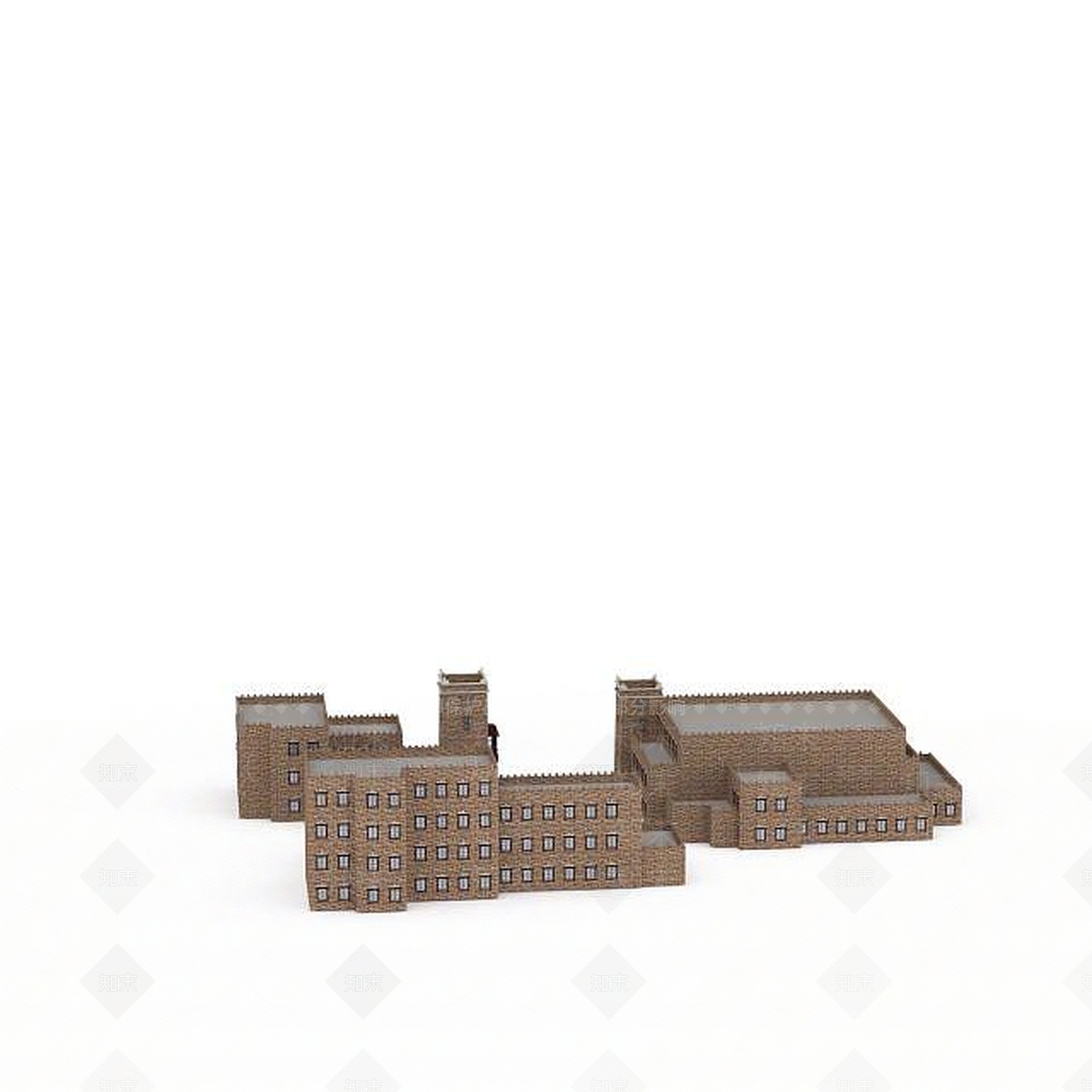 现代羌族习传中心3D模型下载【ID:1199468448】