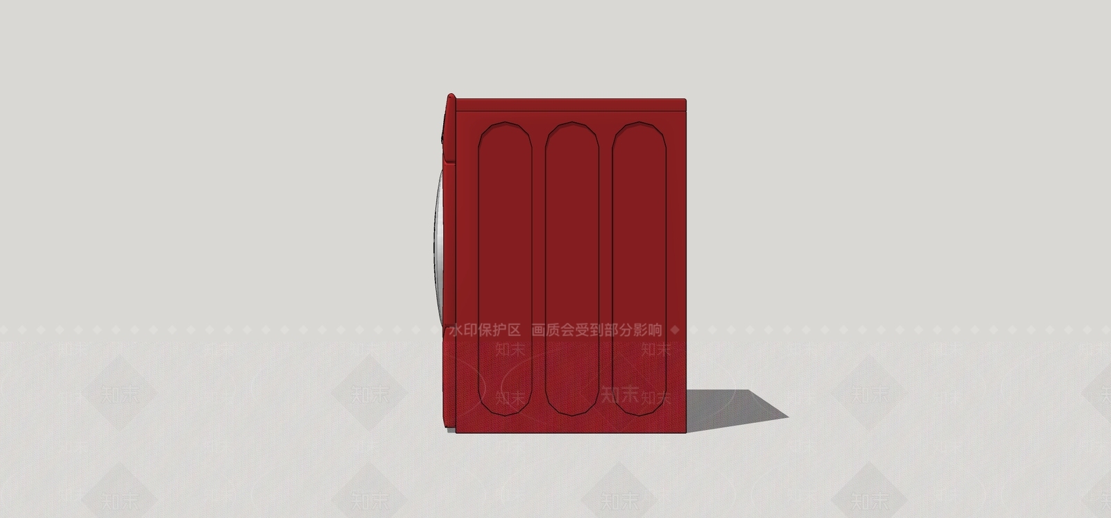 洗衣机SU模型下载【ID:1199468592】