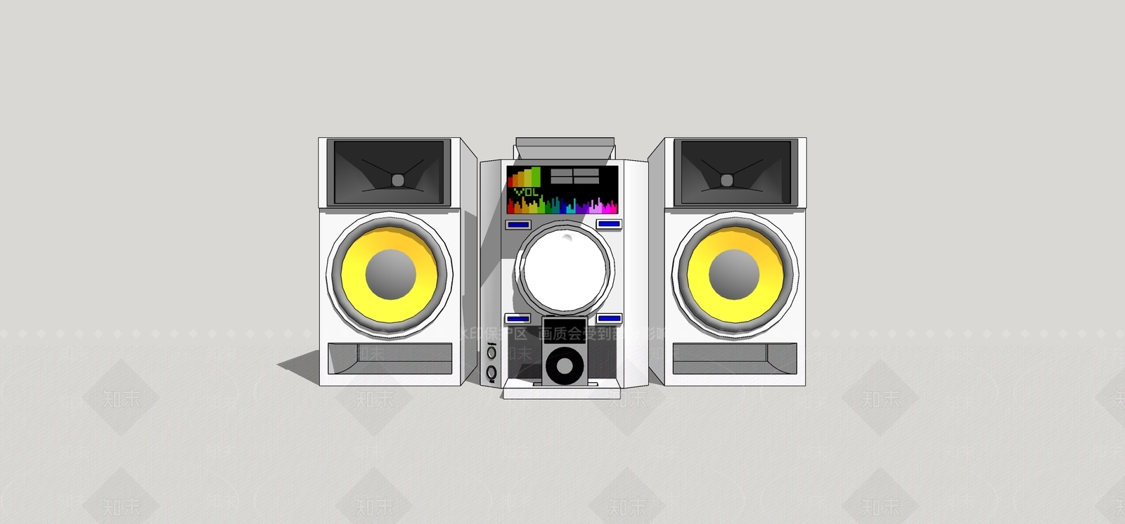 音响SU模型下载【ID:1199469354】