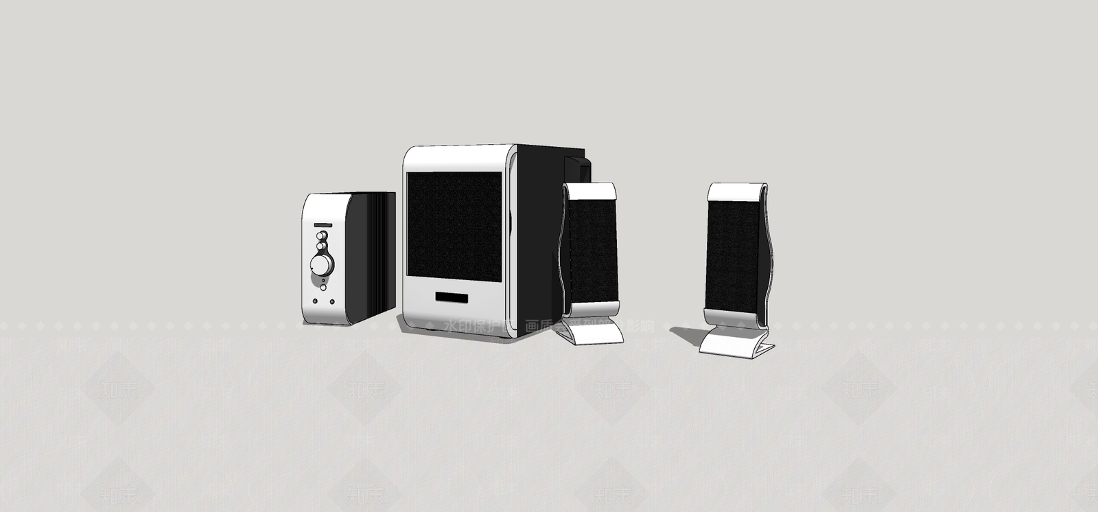 音响SU模型下载【ID:1199469491】
