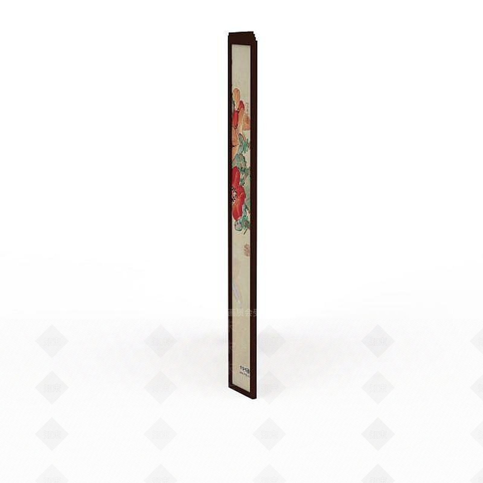 现代绣花屏风3D模型下载【ID:1199470940】