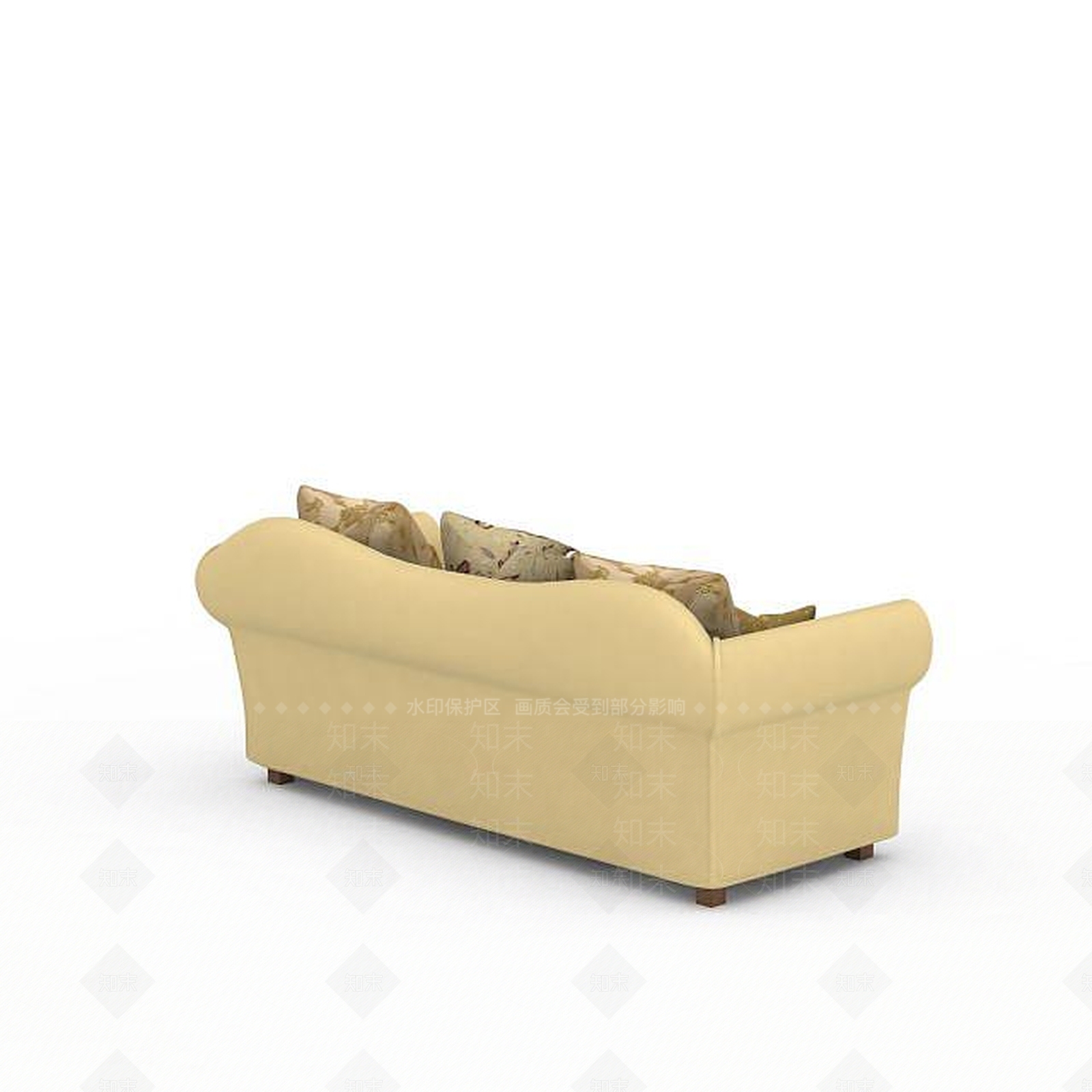 现代三人沙发3D模型下载【ID:1199471070】