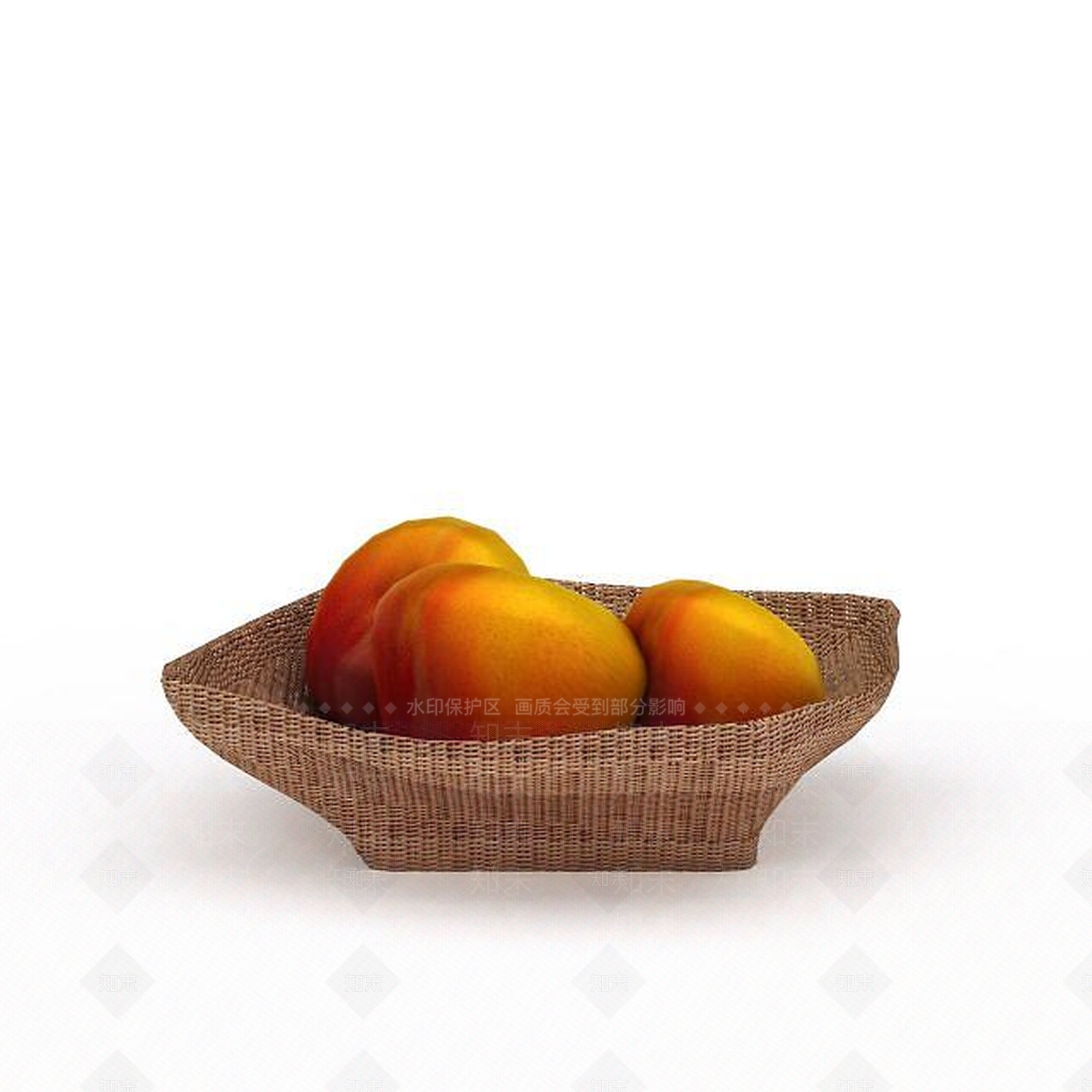 现代水果筐3D模型下载【ID:1199471009】