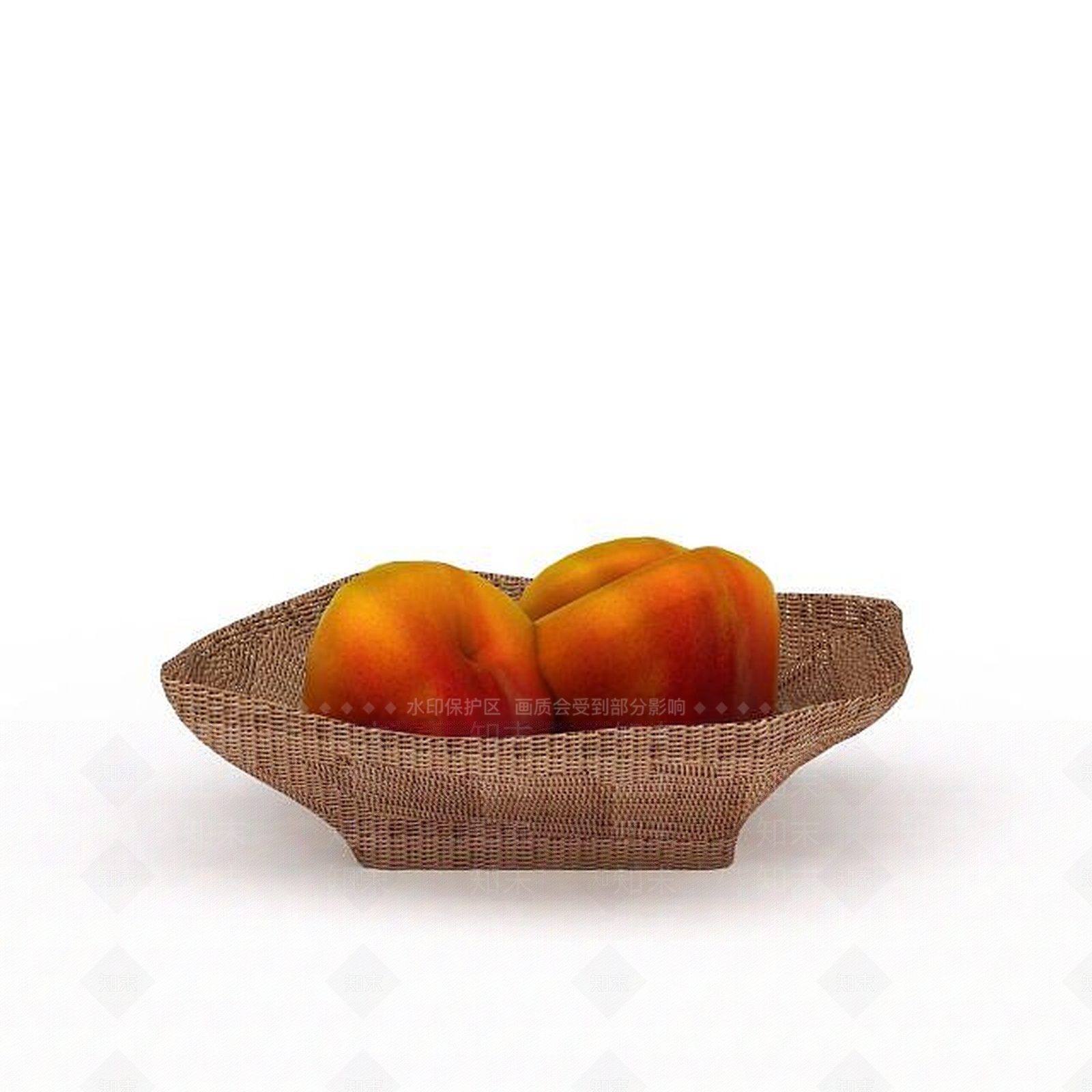 现代水果筐3D模型下载【ID:1199471009】