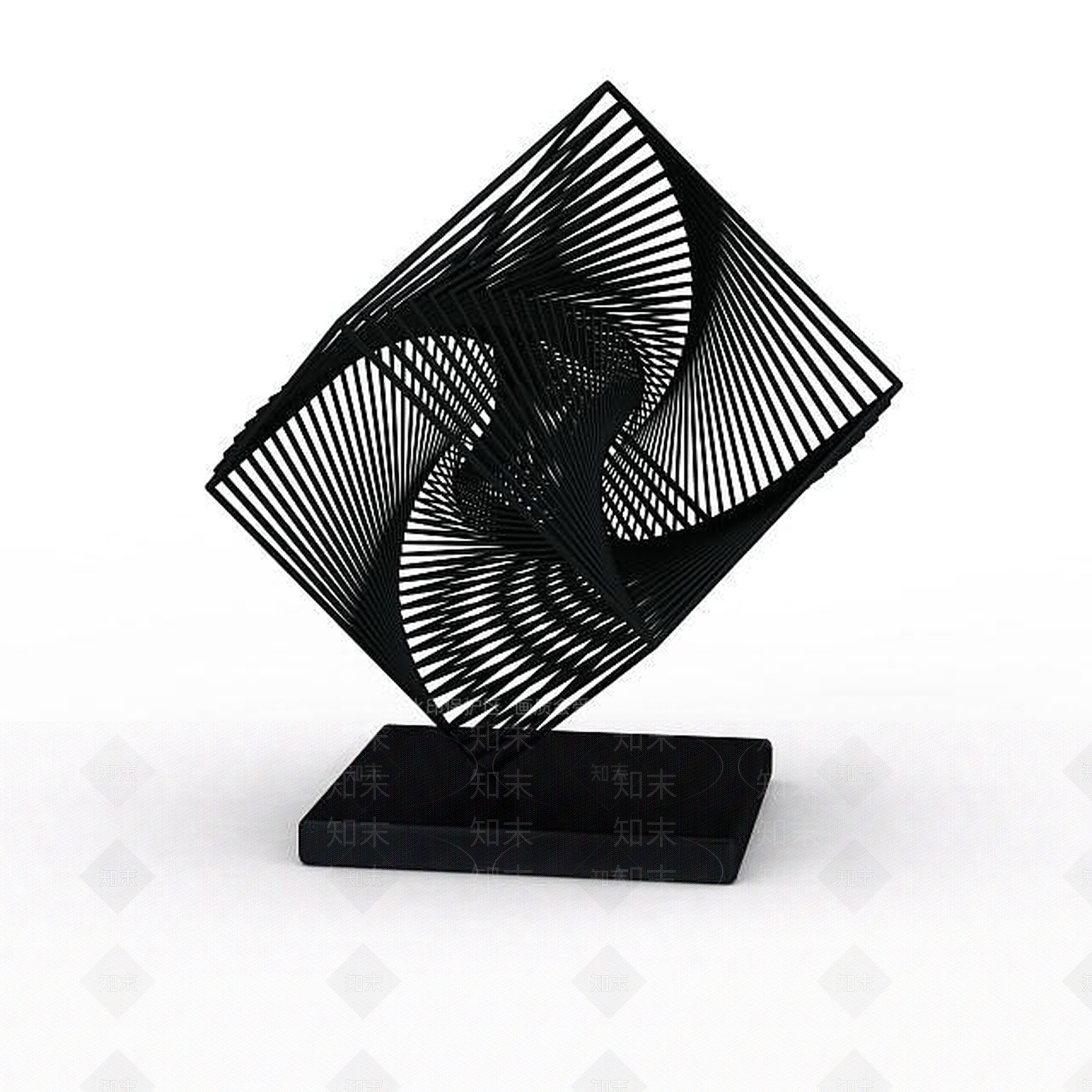 现代桌面摆件3D模型下载【ID:1199471131】