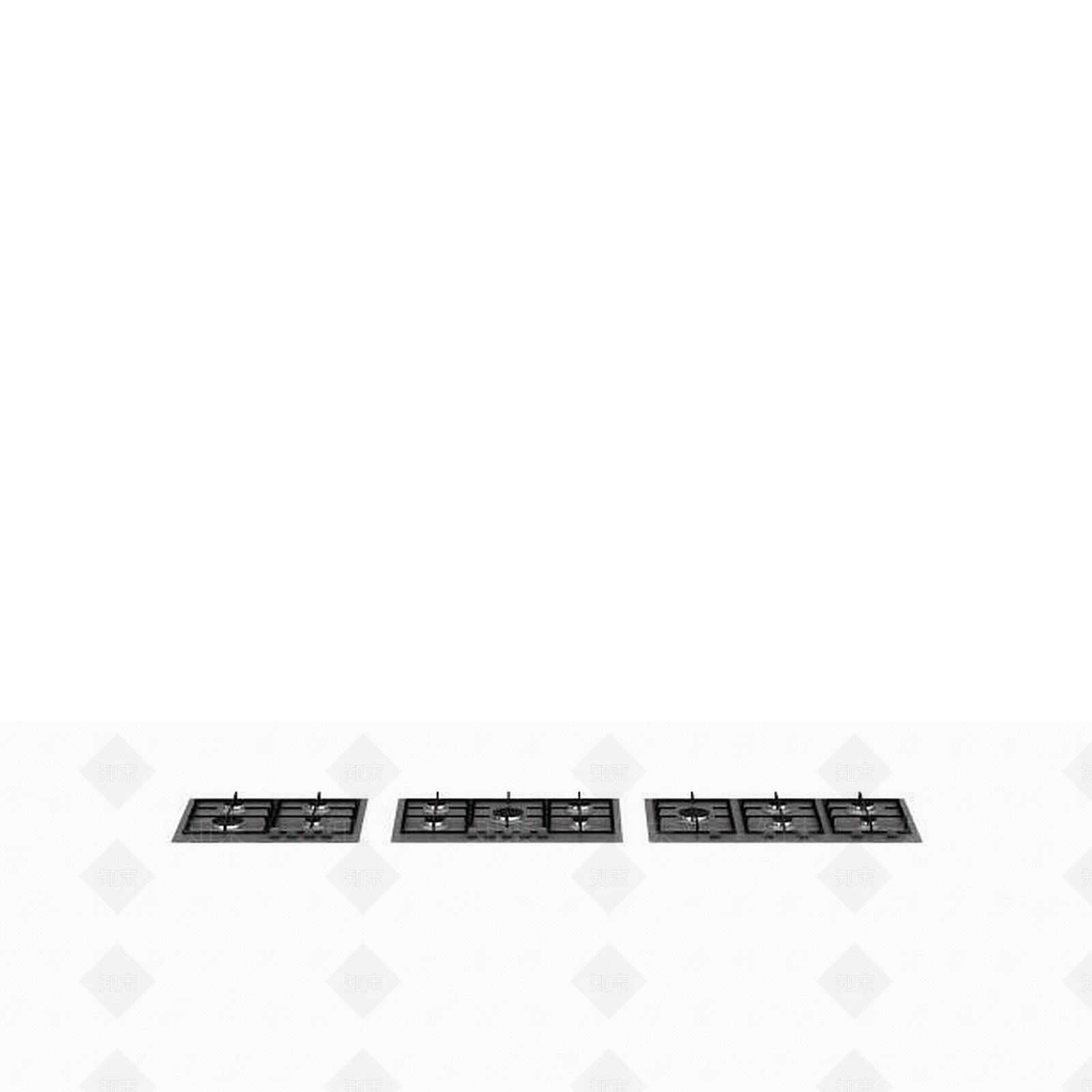 现代厨房煤气灶3D模型下载【ID:1199471520】