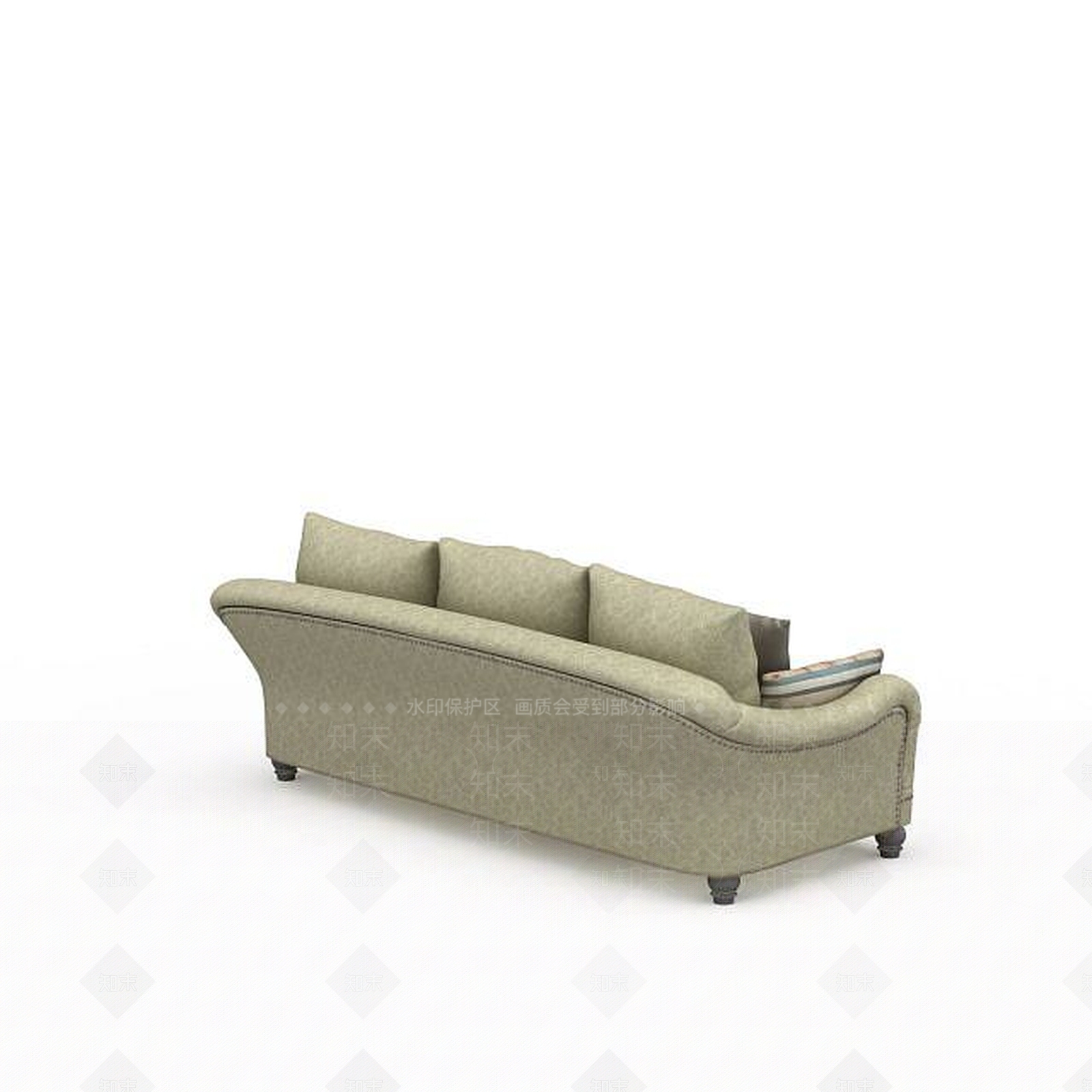 现代双人沙发3D模型下载【ID:1199471659】