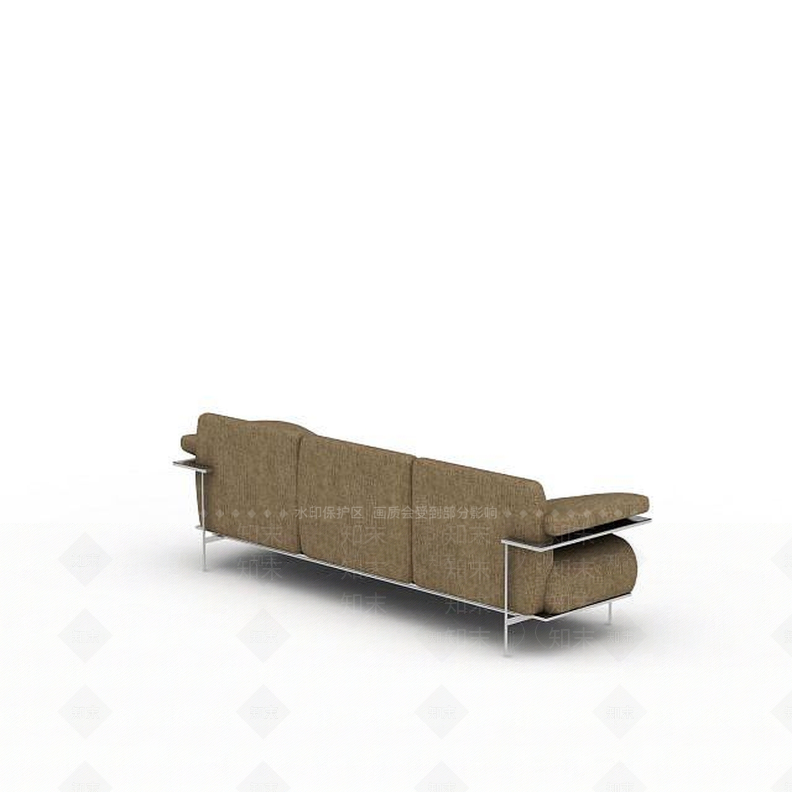 现代休闲布艺沙发3D模型下载【ID:1199472530】