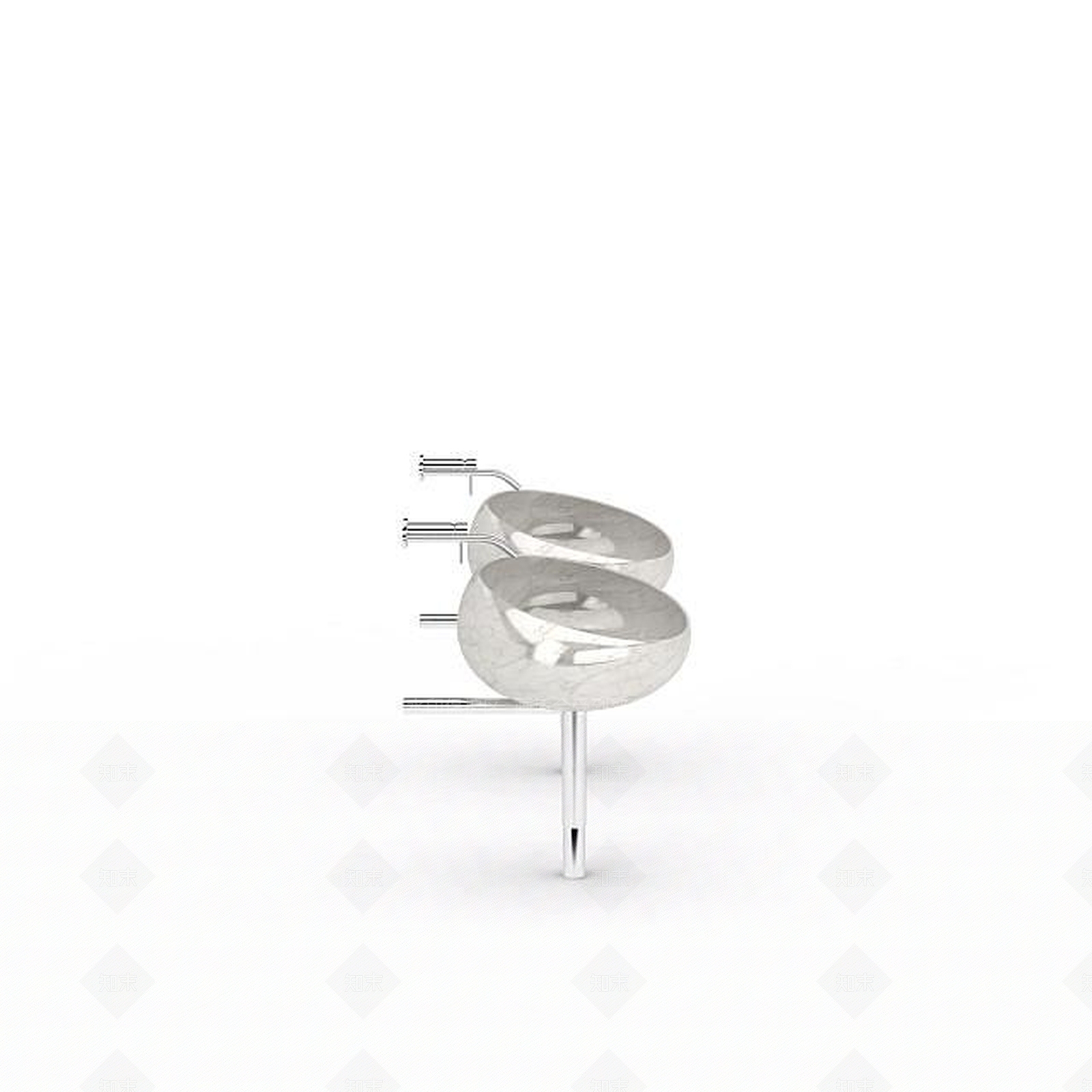 现代圆形洗手池3D模型下载【ID:1199472728】