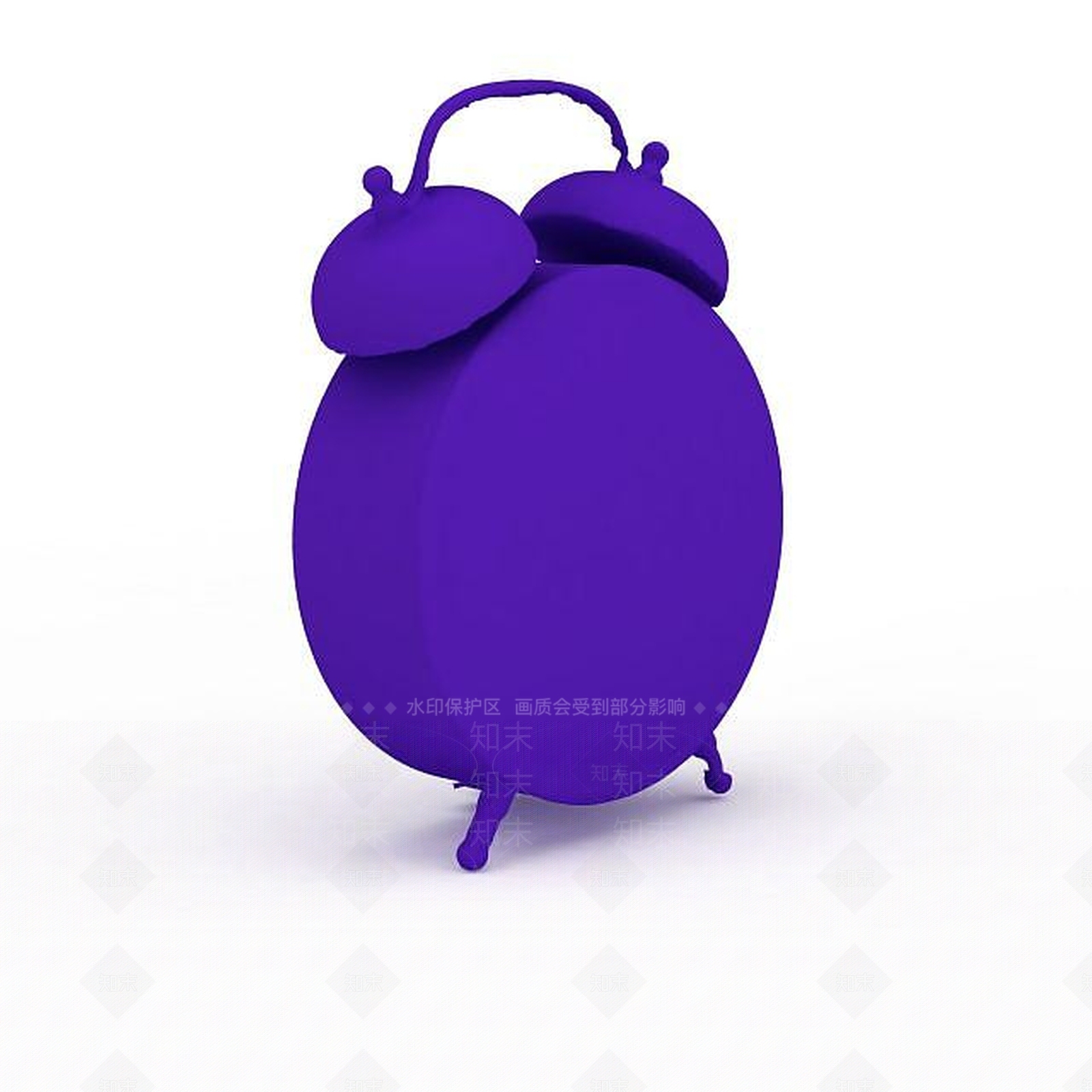 现代打印闹钟3D模型下载【ID:1199472993】