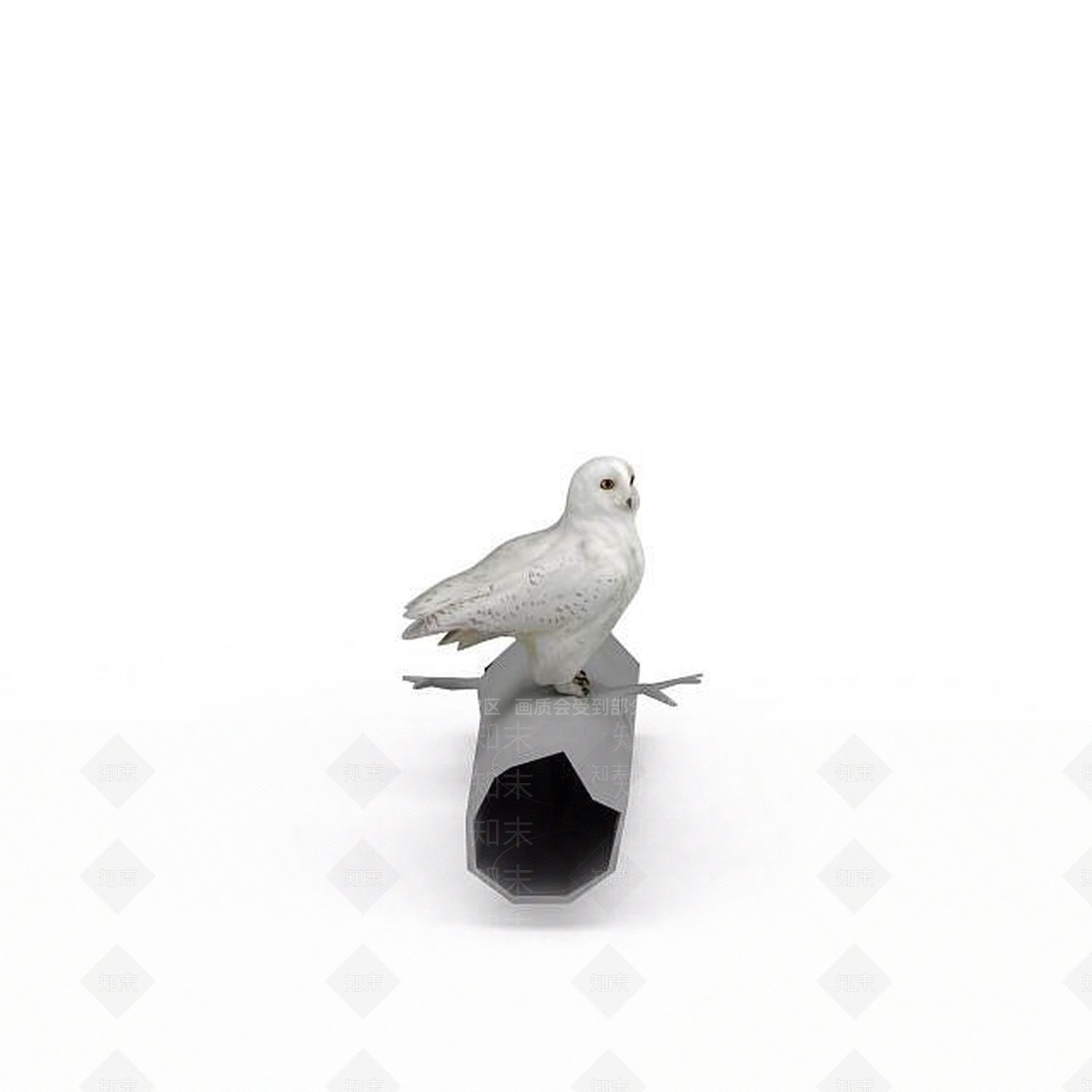 现代猫头鹰3D模型下载【ID:1199473178】