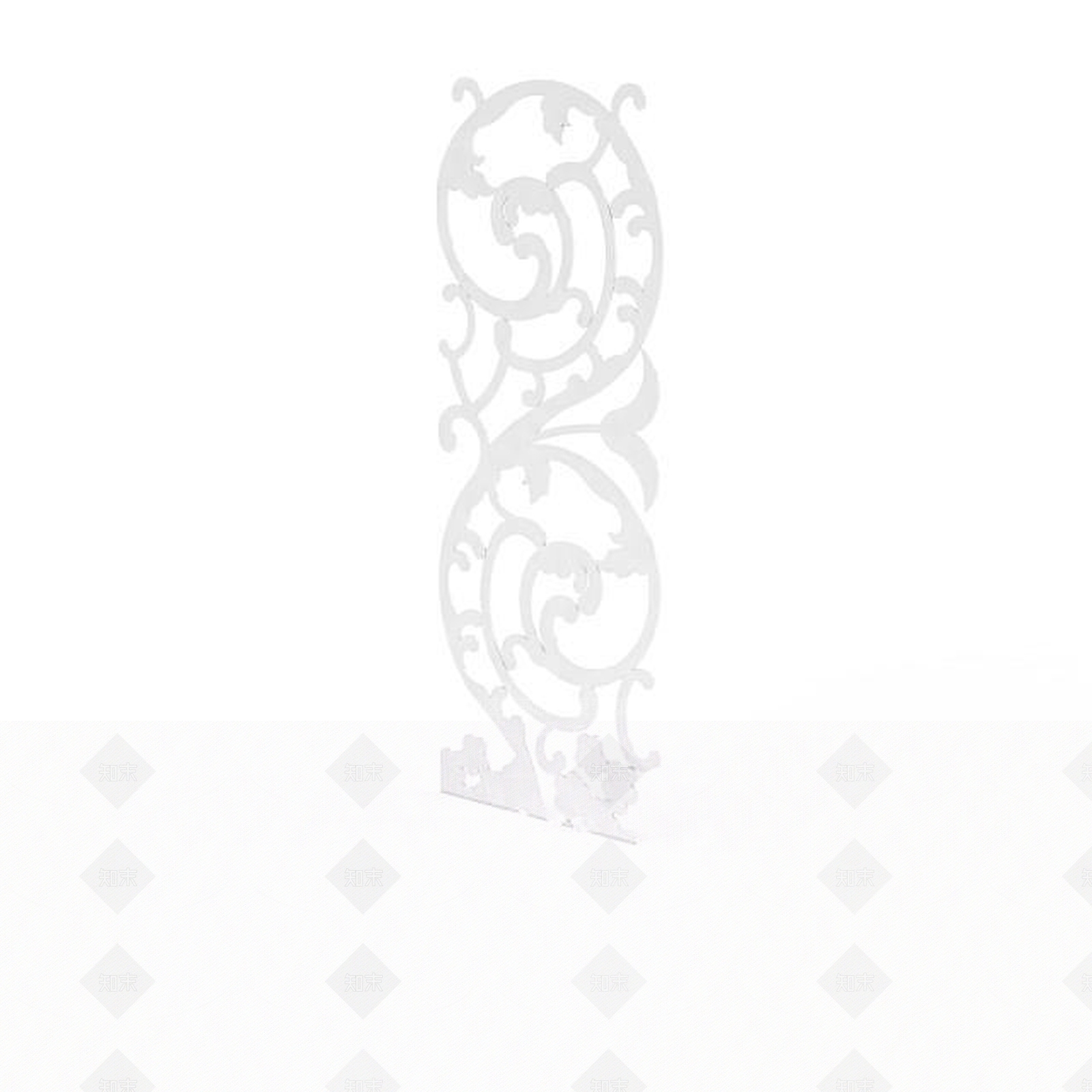 现代室内玄关雕花装饰隔板3D模型下载【ID:1199473439】