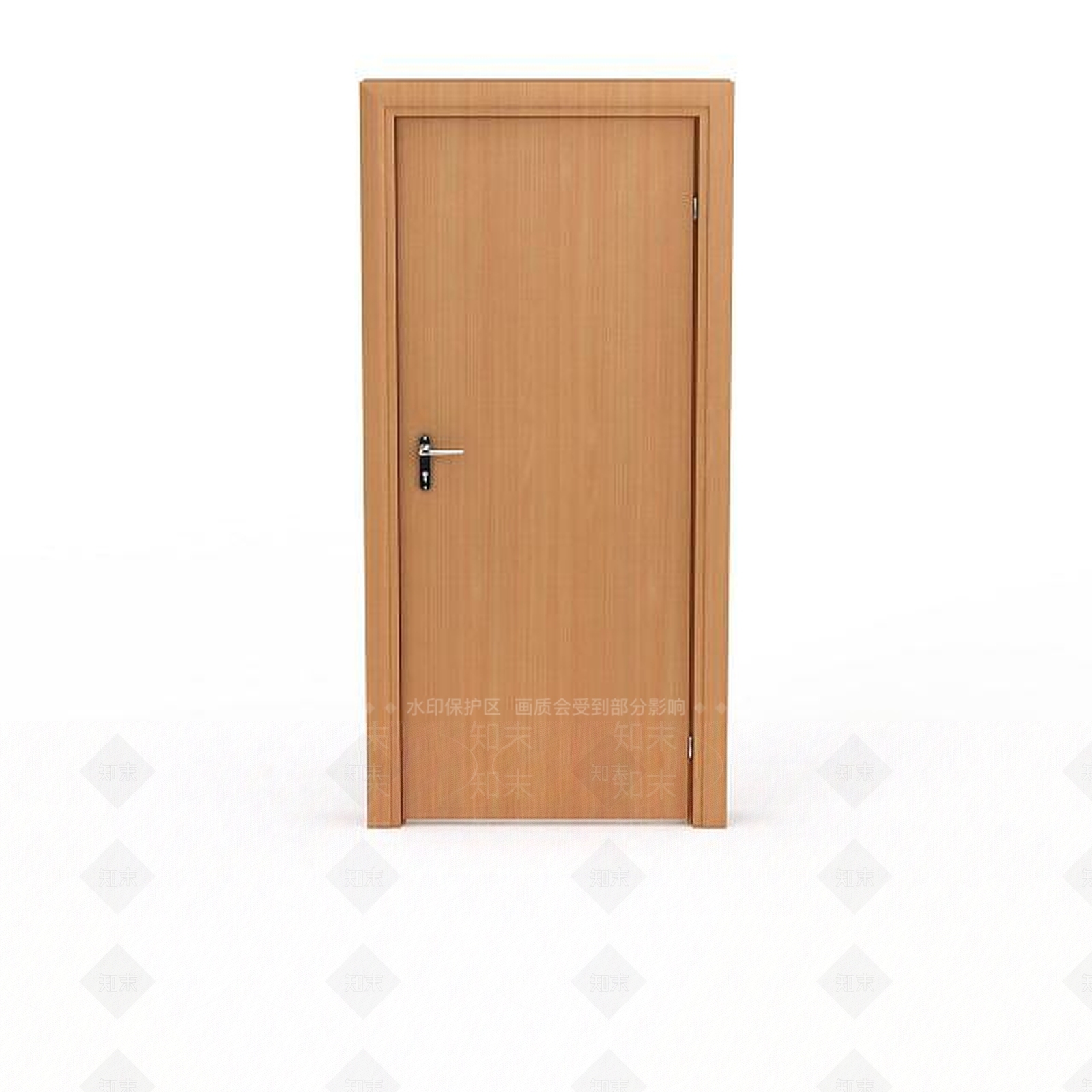 现代简易木门3D模型下载【ID:1199473551】