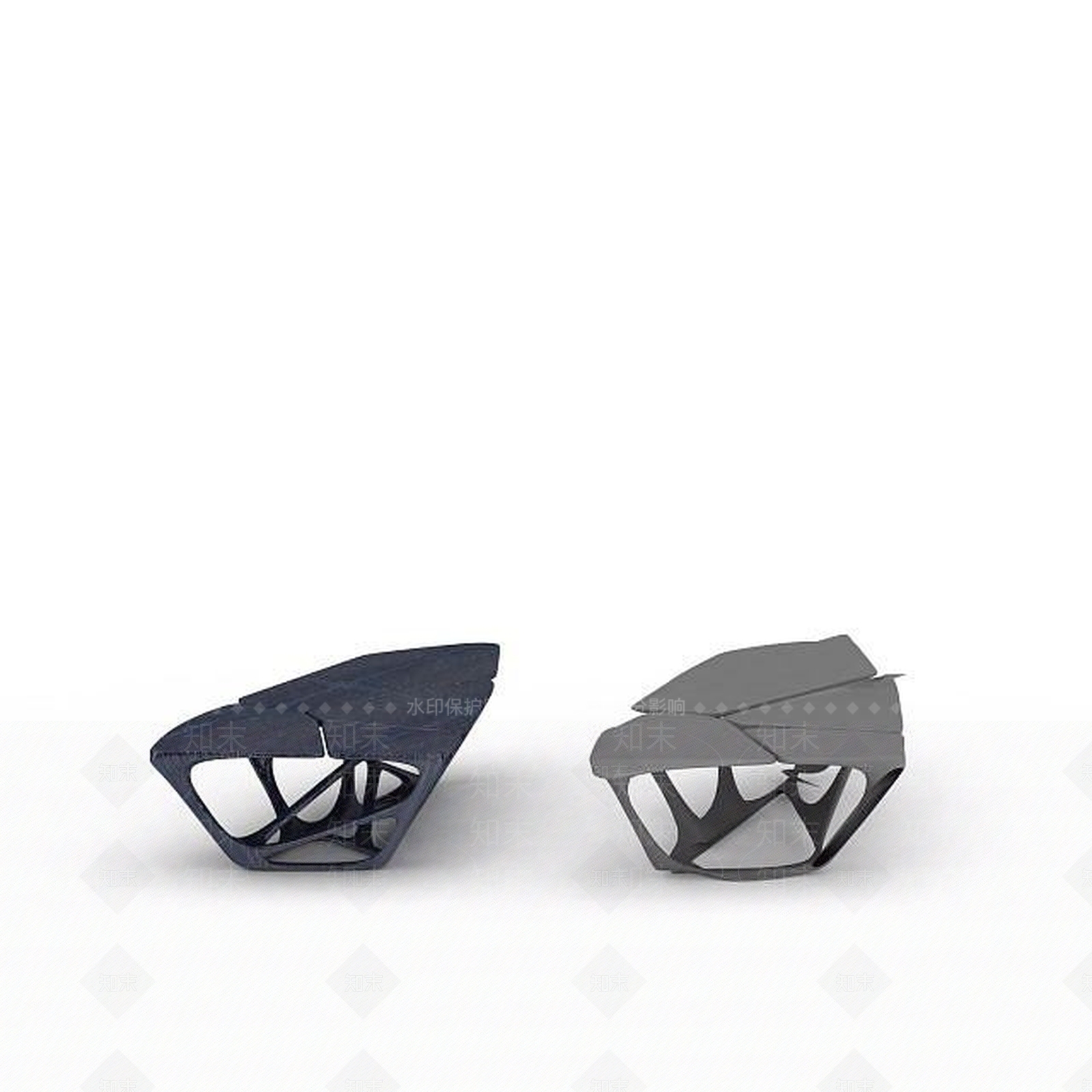 现代异型结构3D模型下载【ID:1199473887】