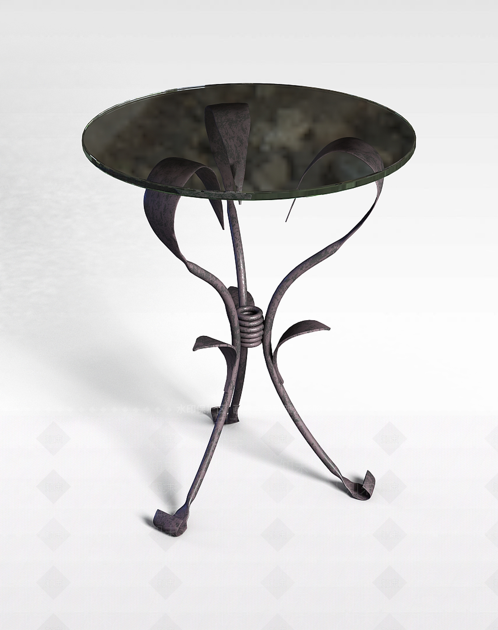 现代铁艺三角几3D模型下载【ID:1199474079】