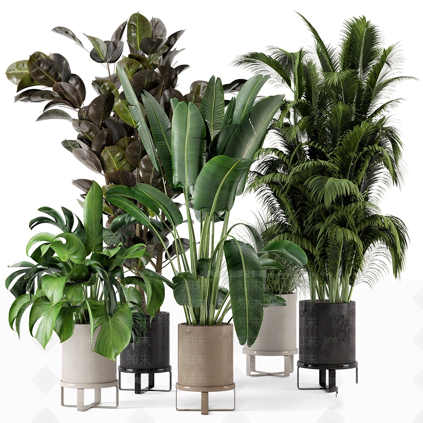 盆栽3D模型下载【ID:1199485787】