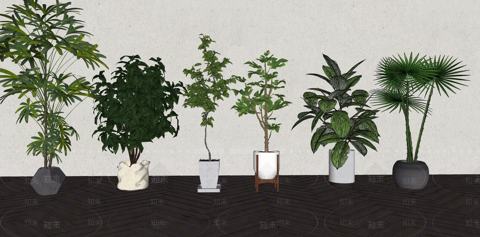 盆栽SU模型下载【ID:1199508654】