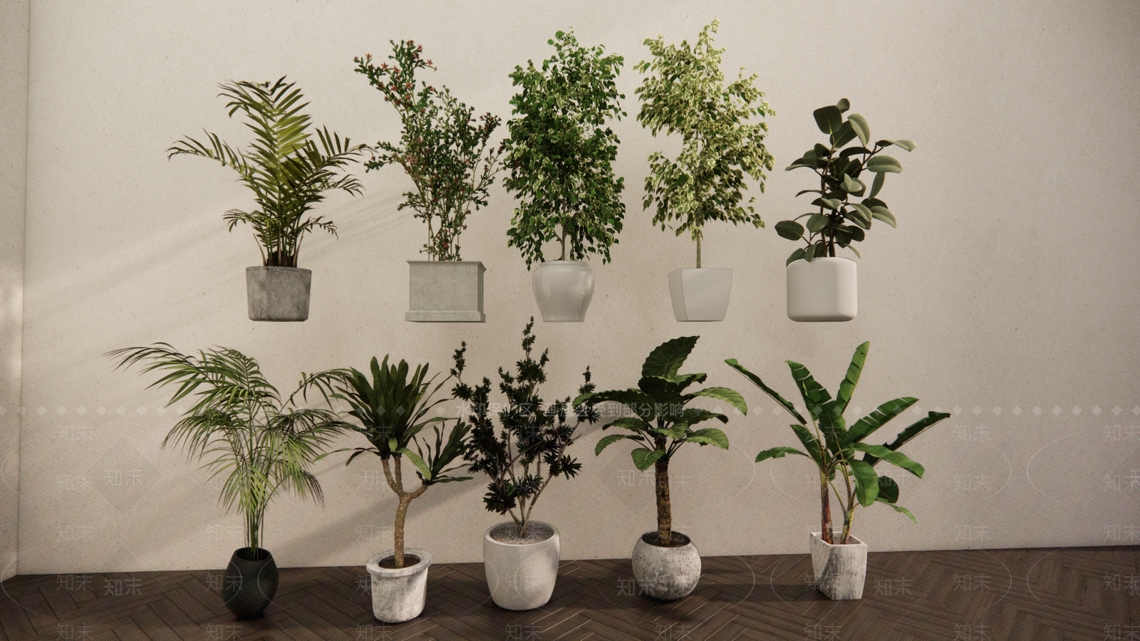 盆栽SU模型下载【ID:1199509551】
