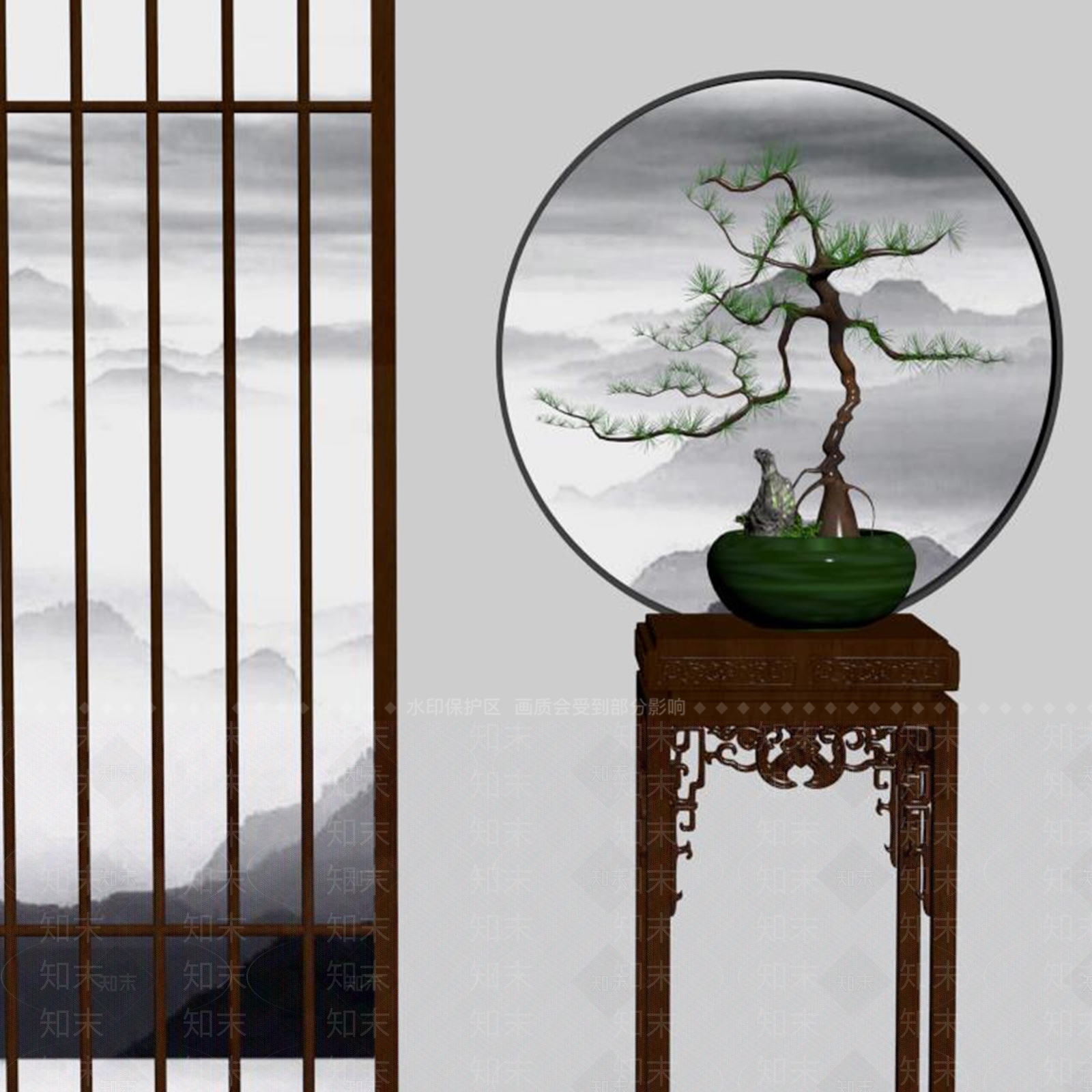 盆栽SU模型下载【ID:1199515791】