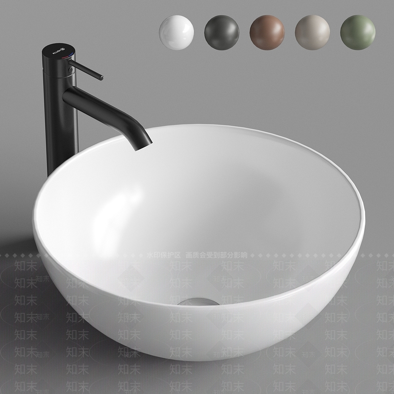 台盆3D模型下载【ID:1199519631】