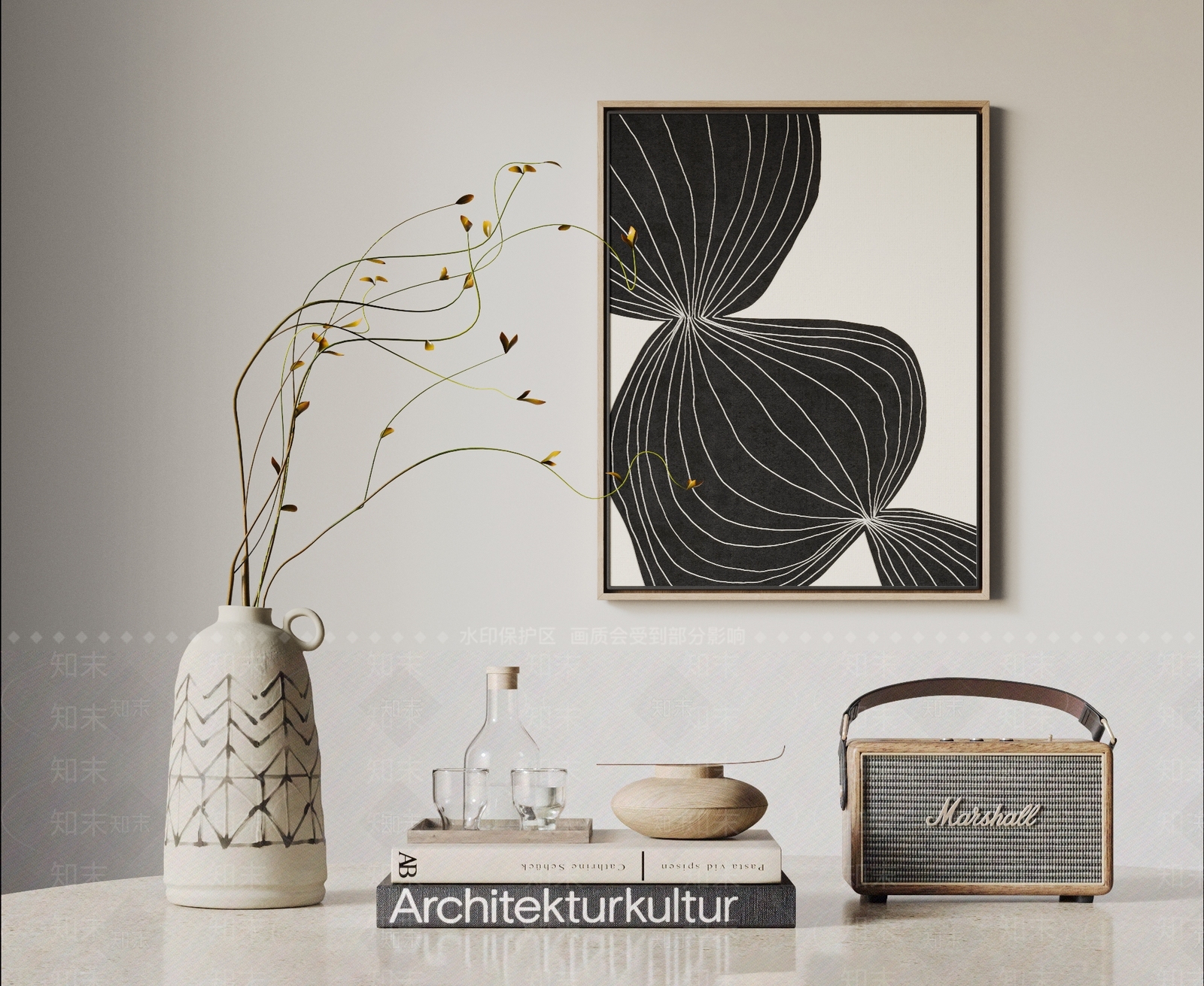 现代北欧摆件组合3D模型下载【ID:1199520419】