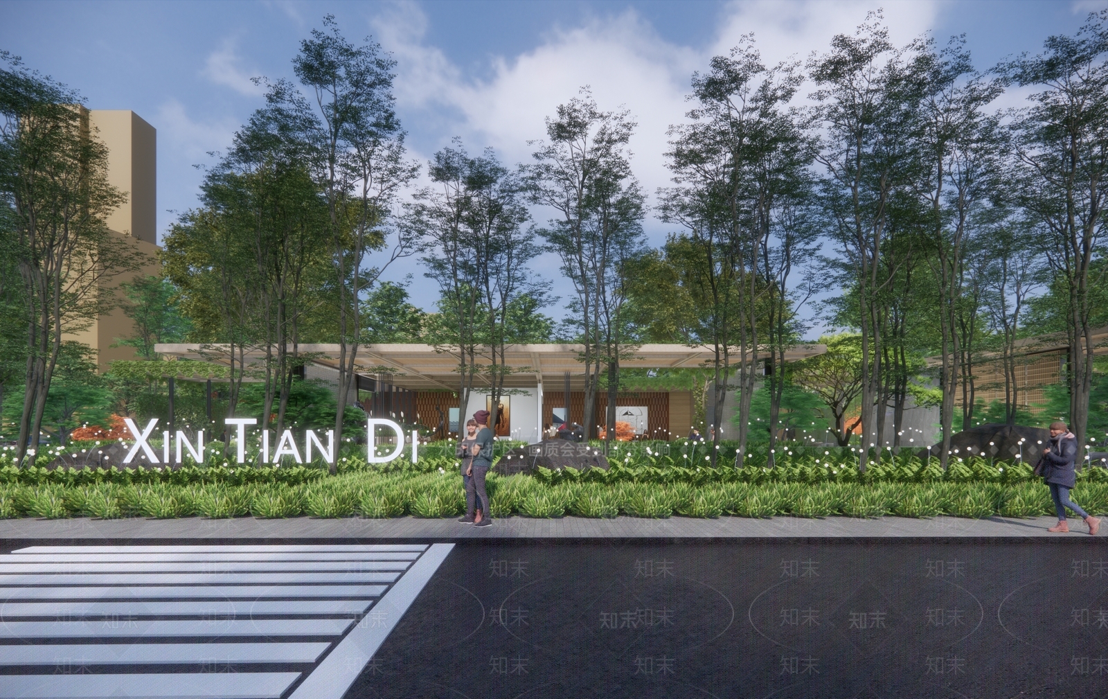 现代极简小公建SU模型下载【ID:1199522172】